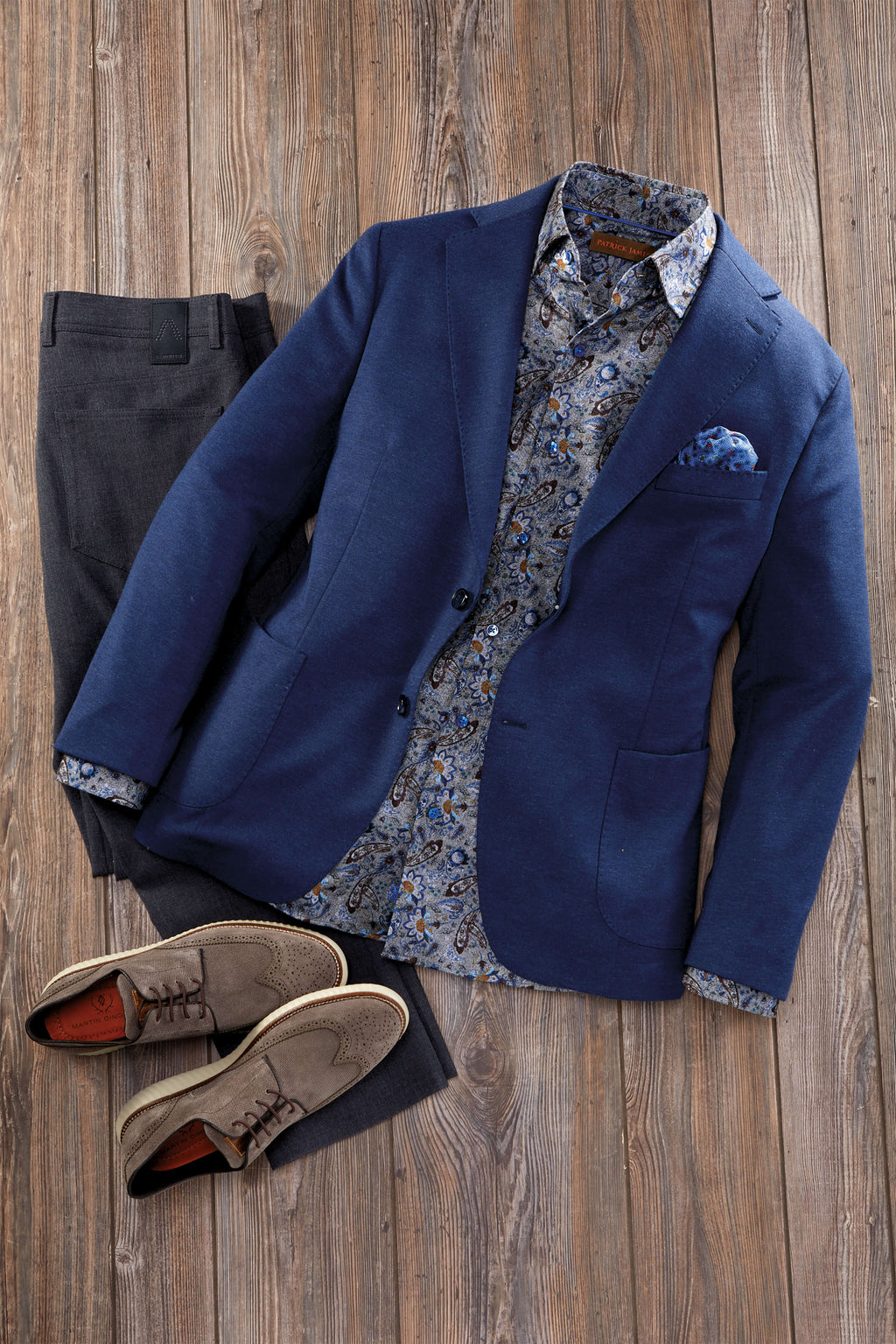 Patrick James Patrick James Melange Knit Sport Coat
