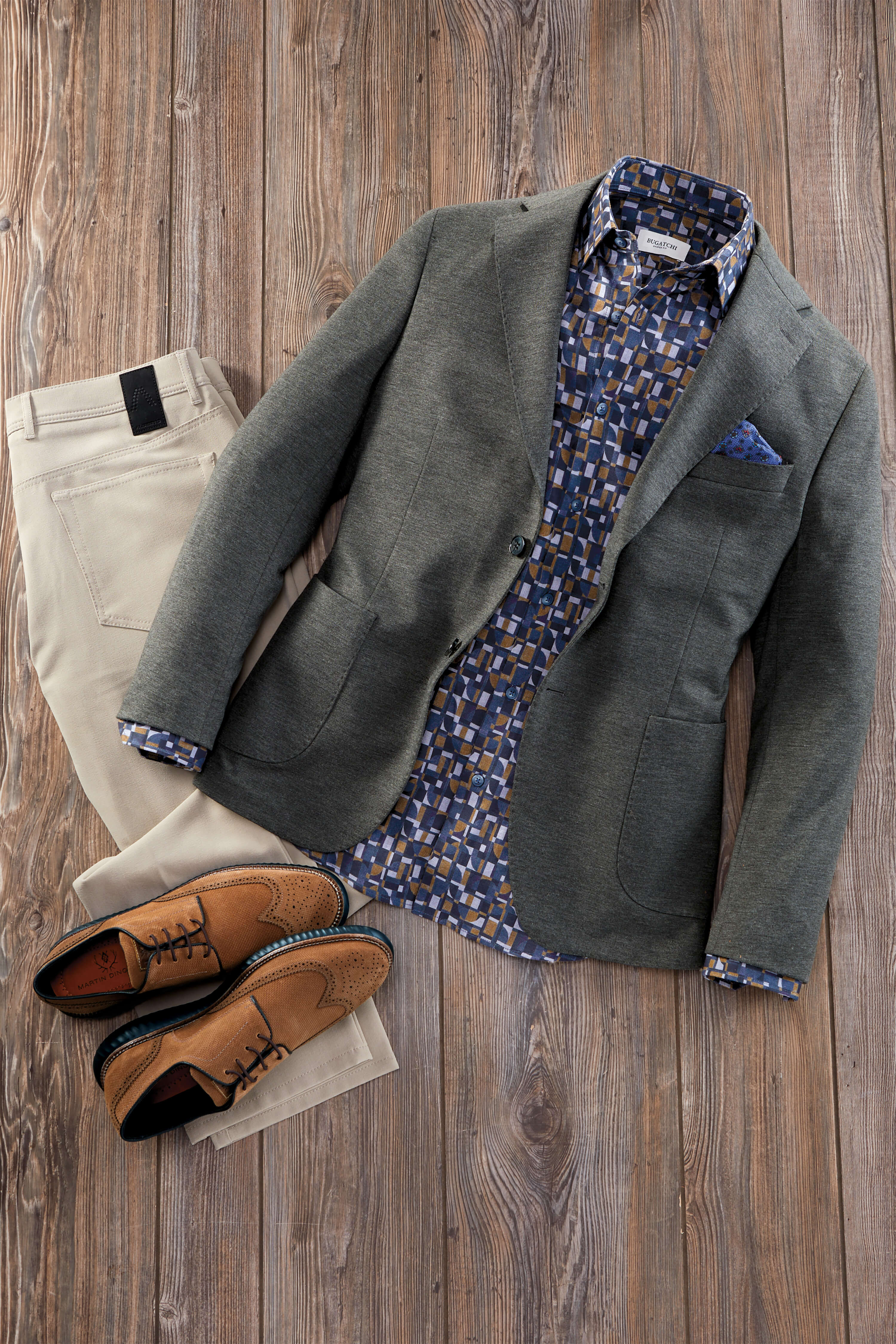 Patrick James Patrick James Melange Knit Sport Coat