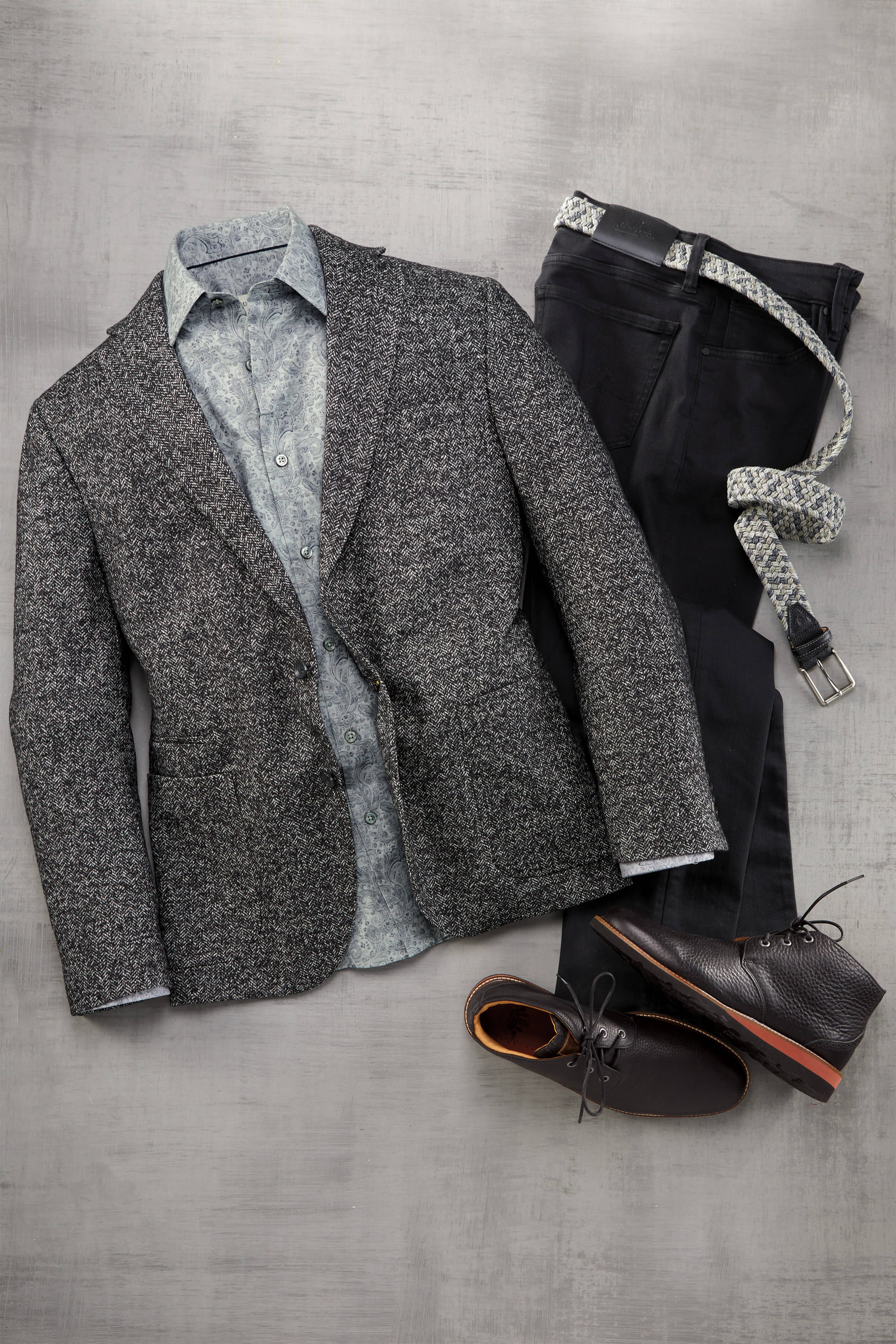Patrick James Reserve Herringbone Patch Sport Coat