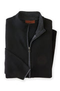 Patrick James Merino Cardigan, Black/Grey