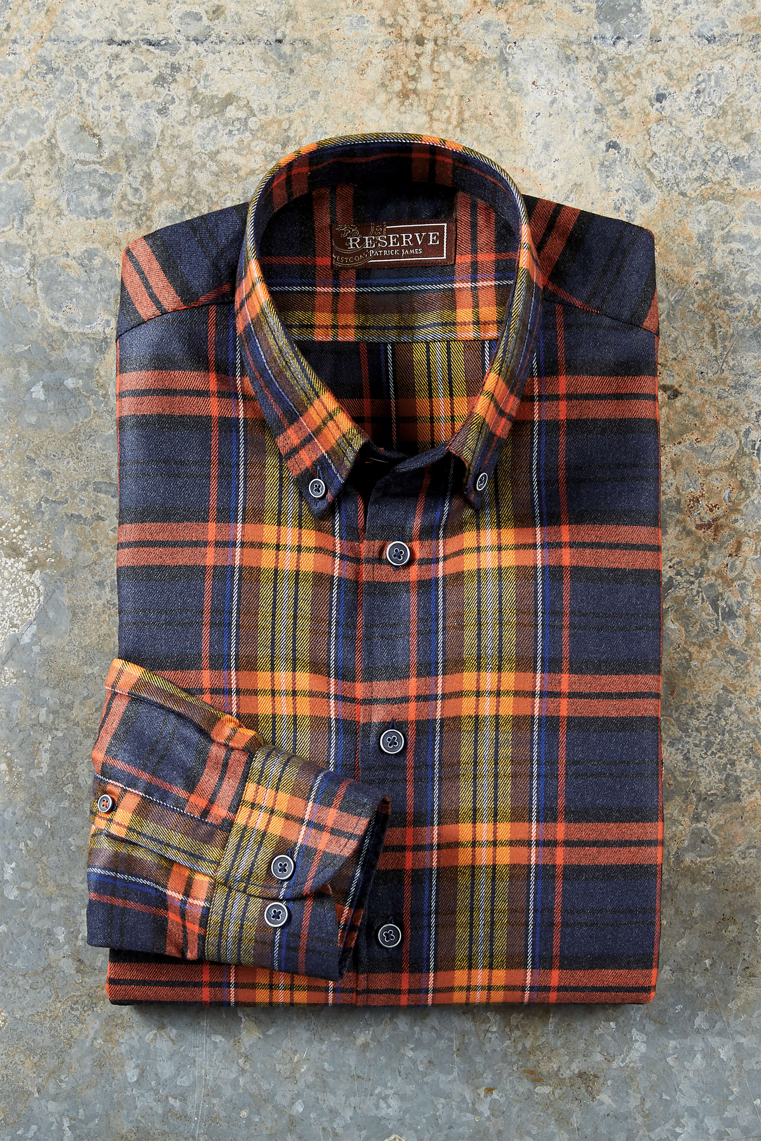 Patrick James Reserve Long Sleeve Plaid Shirt