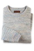 Patrick James Lucadia Marled Crew Sweater, Water