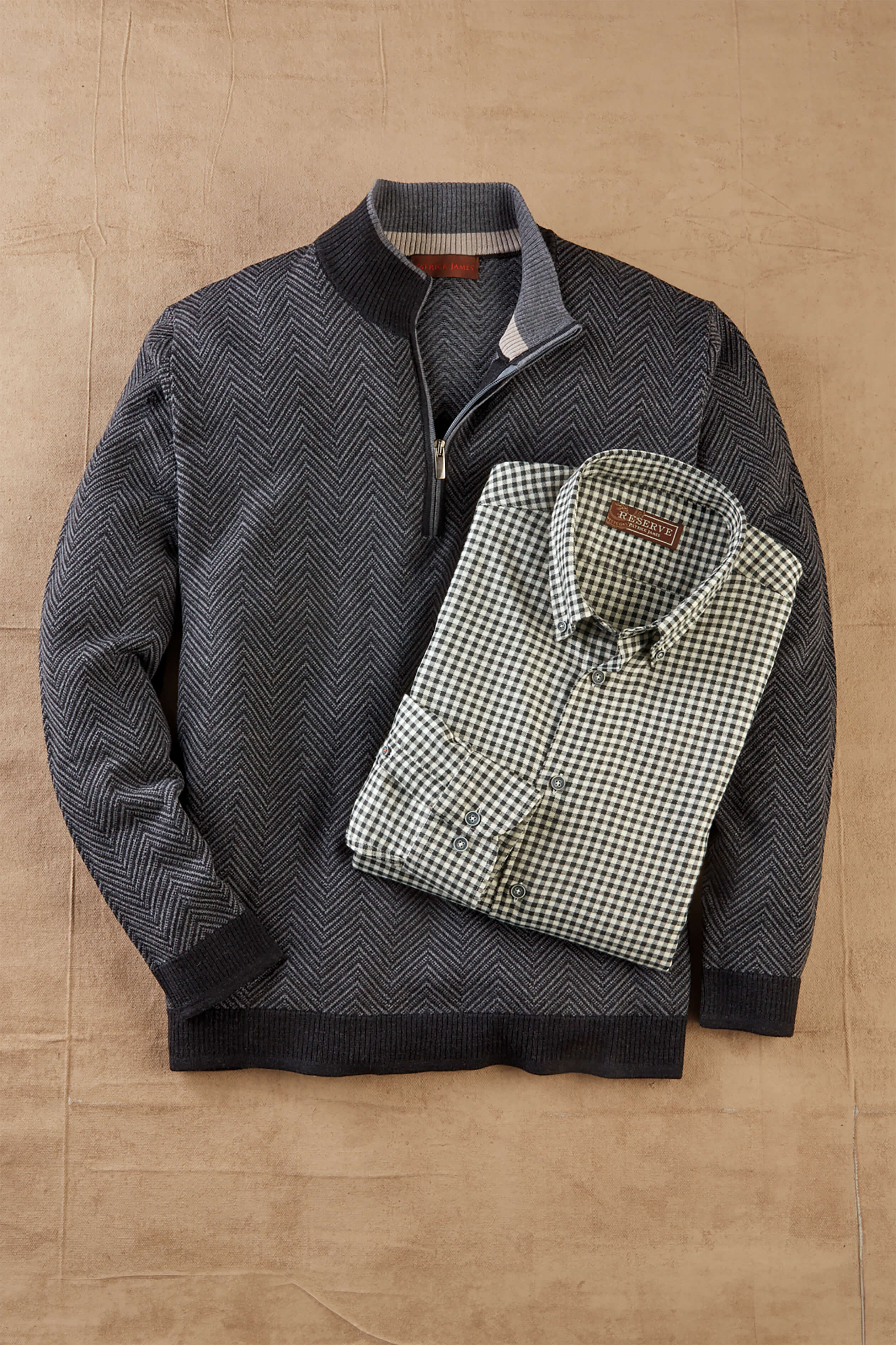 Patrick James Reserve Long Sleeve Check Shirt