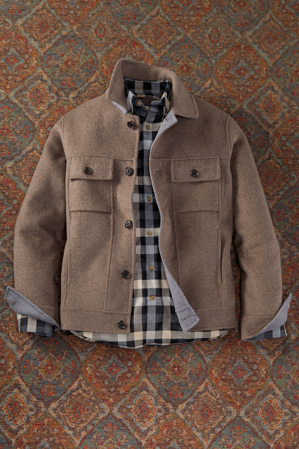 Patrick James Reserve Long Sleeve Check Shirt