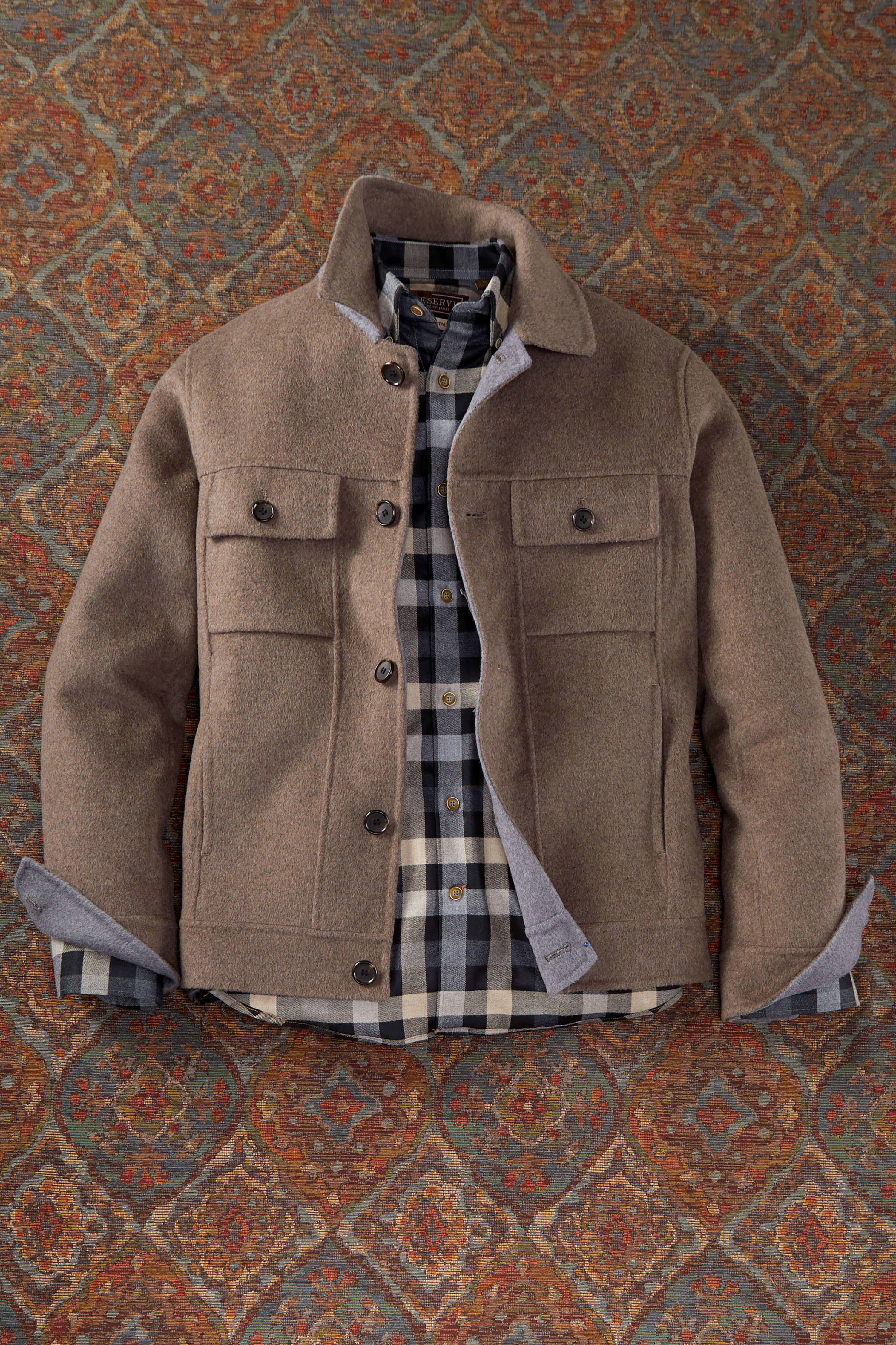Patrick James Reserve Long Sleeve Check Shirt
