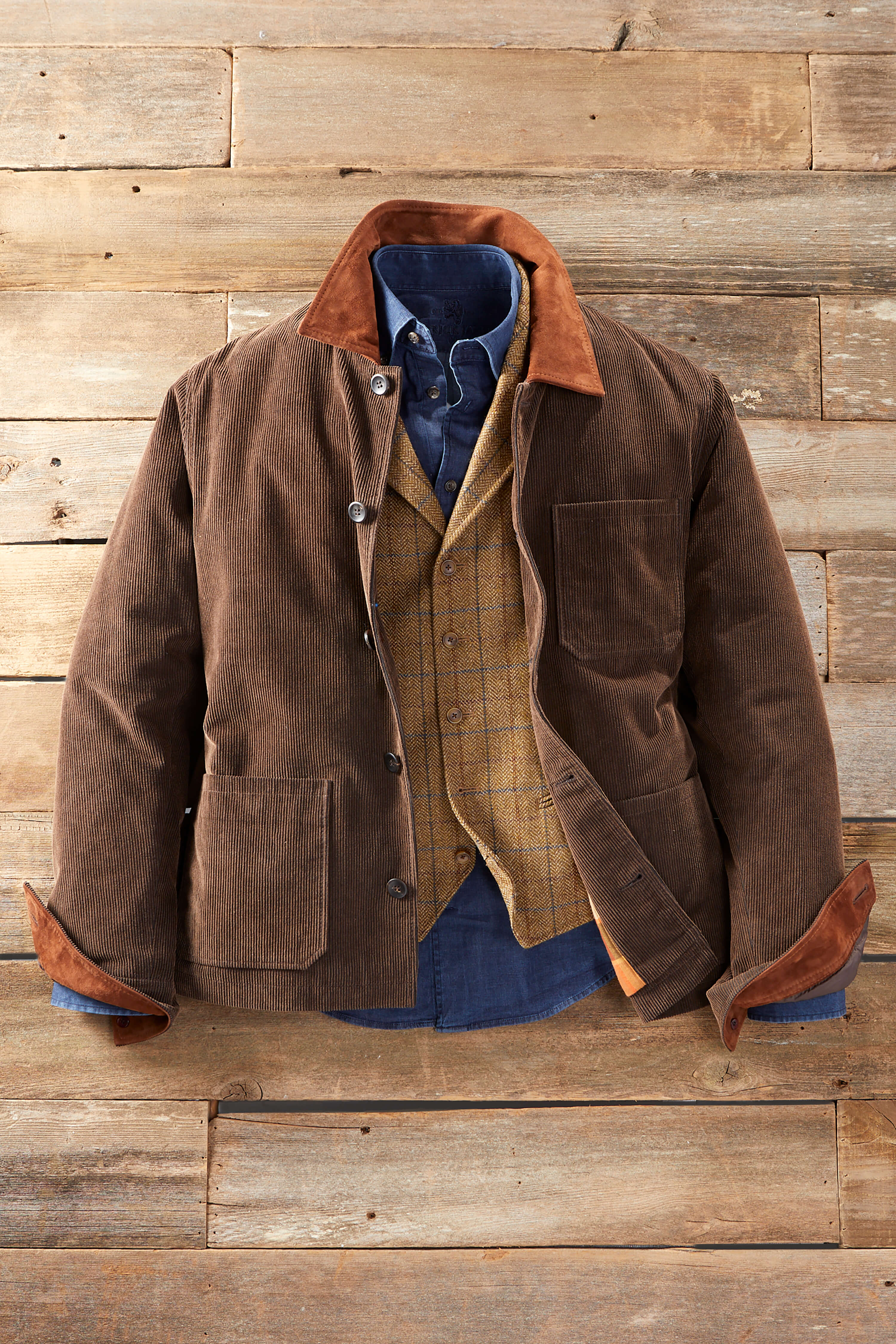 Patrick James Outlander Crockett Cord Chore Coat
