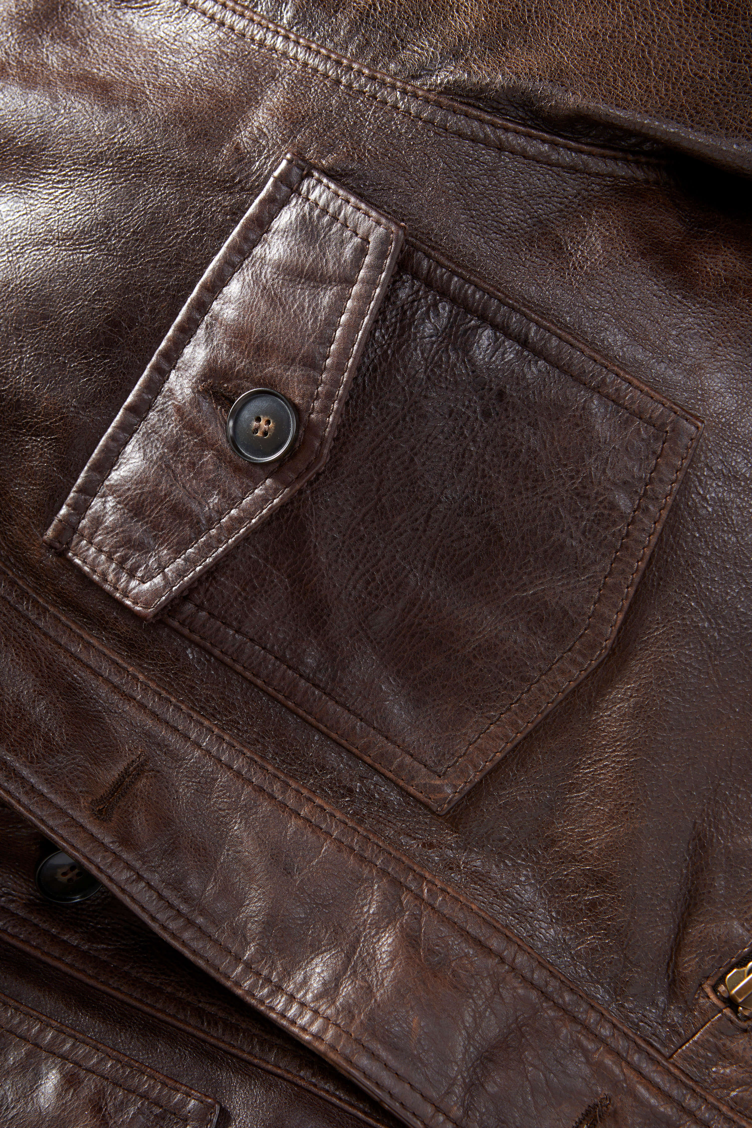 Patrick James Outlander Leather 4 Pocket Barn Coat