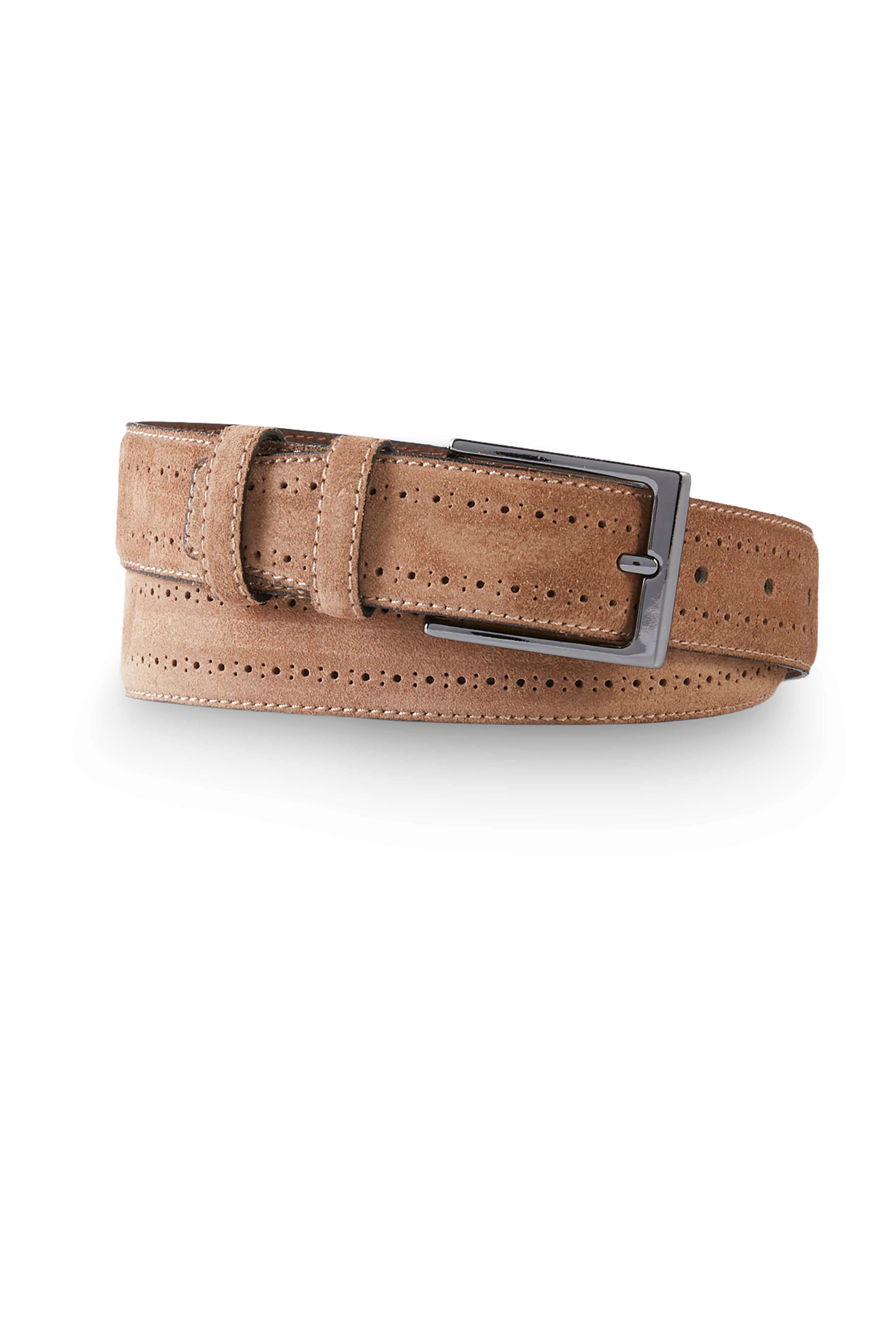 Patrick James Patrick James Perforated Suede Belt
