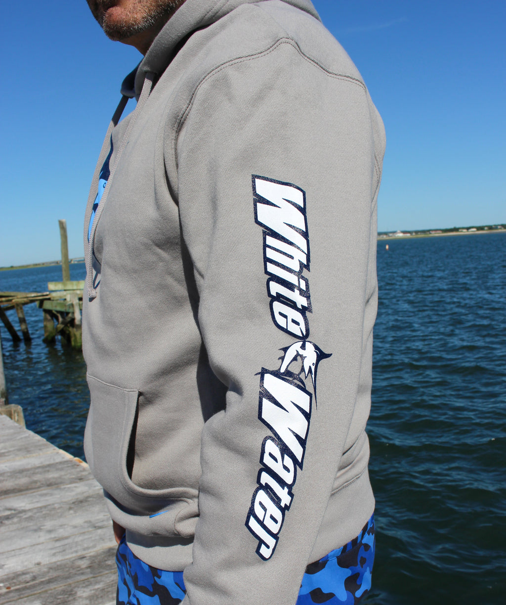 White Water White Water Georges Bank Hoodie, Grey