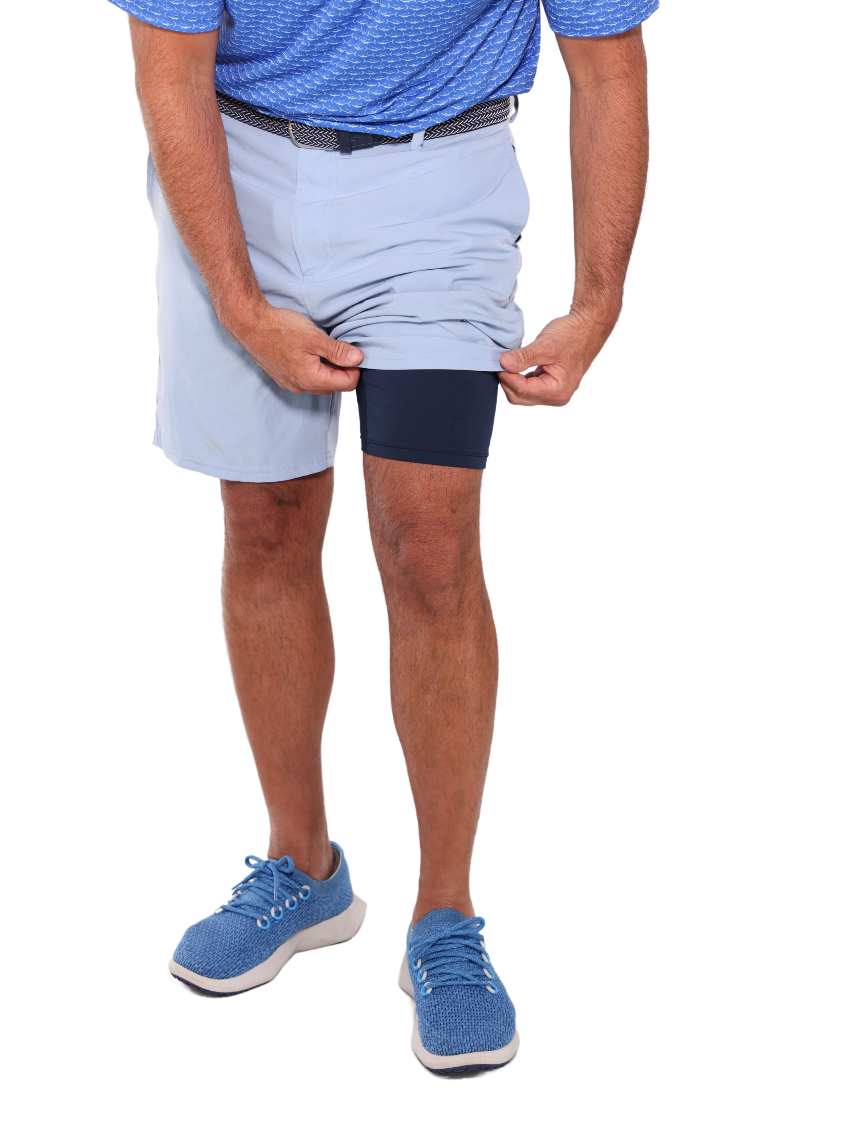 White Water Freeport Shorts, Light Blue