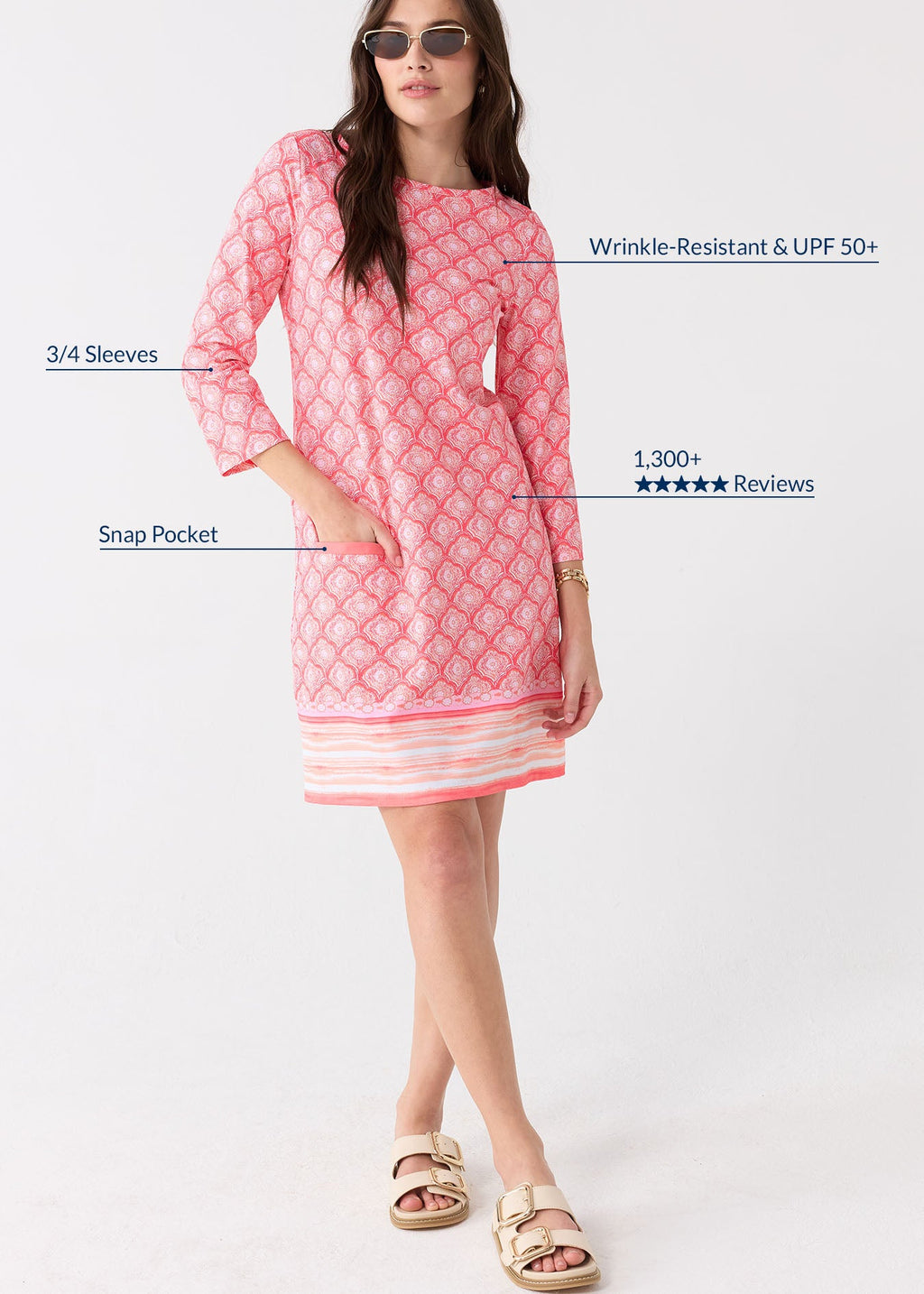 Cabana Life Amelia Island Cabana Shift Dress