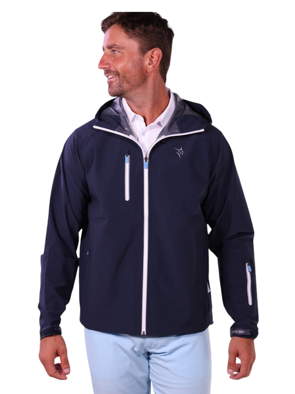 White Water Grand Banks Waterproof Jacket, Blue