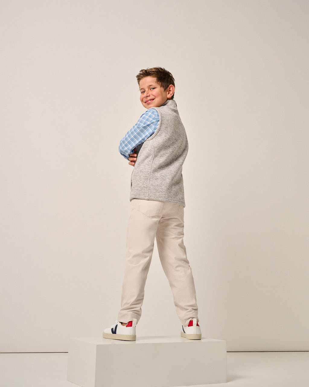 Johnnie-O Denalis Jr. Double-Zip Fleece Vest