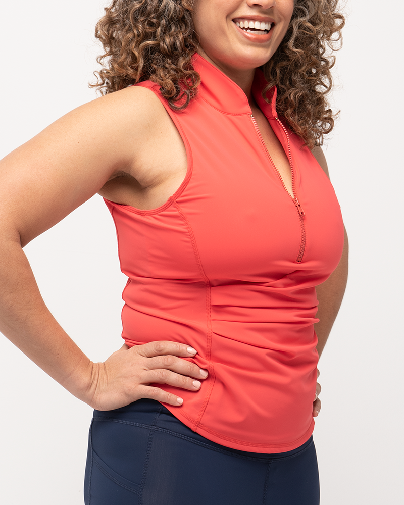 Line In The Sand Get Soaked Sleeveless Swim Top with Built-In Bra