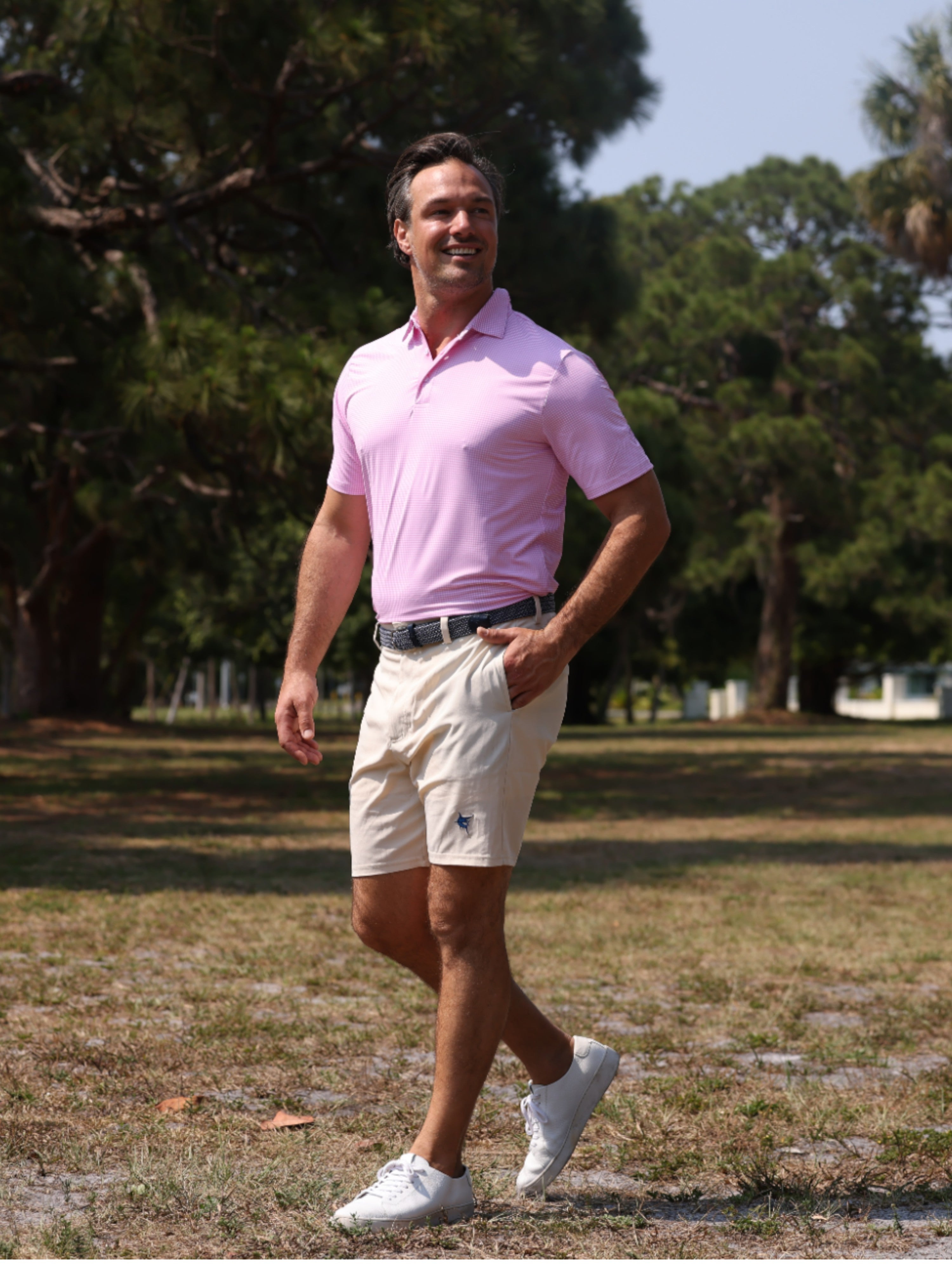 White Water Vineyard Polo, Pink