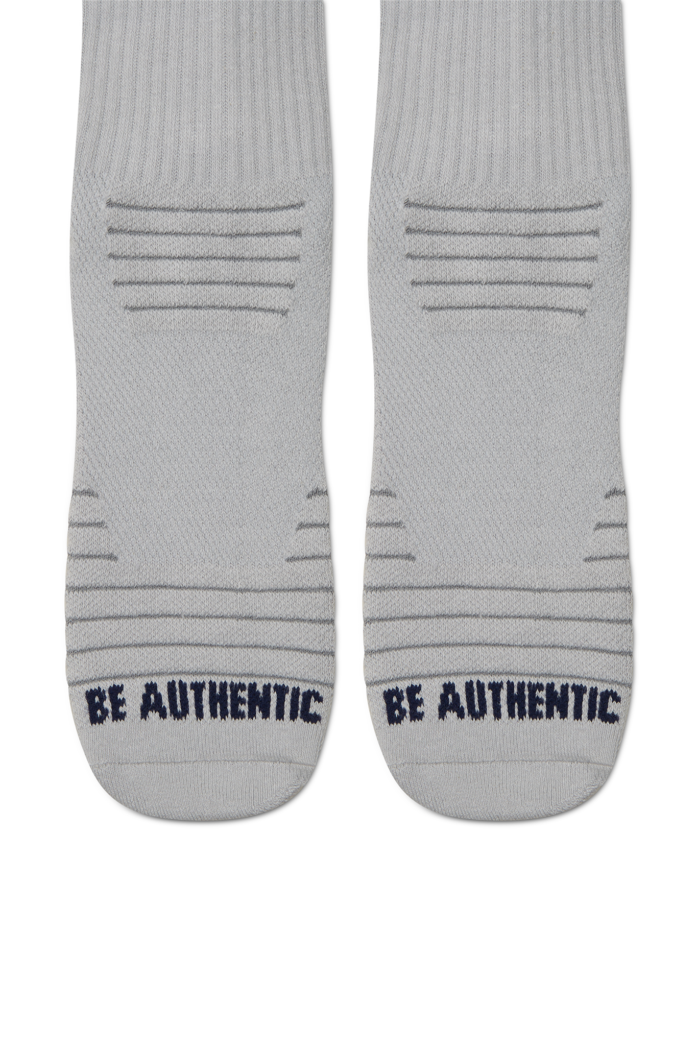 Calf Height Logo Socks Grey