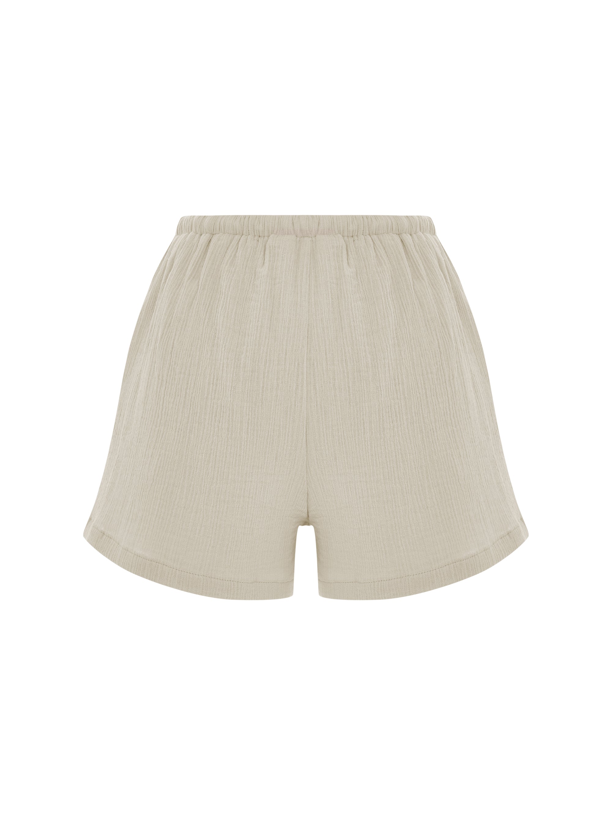 Aura Drawstring Shorts - Oatmeal