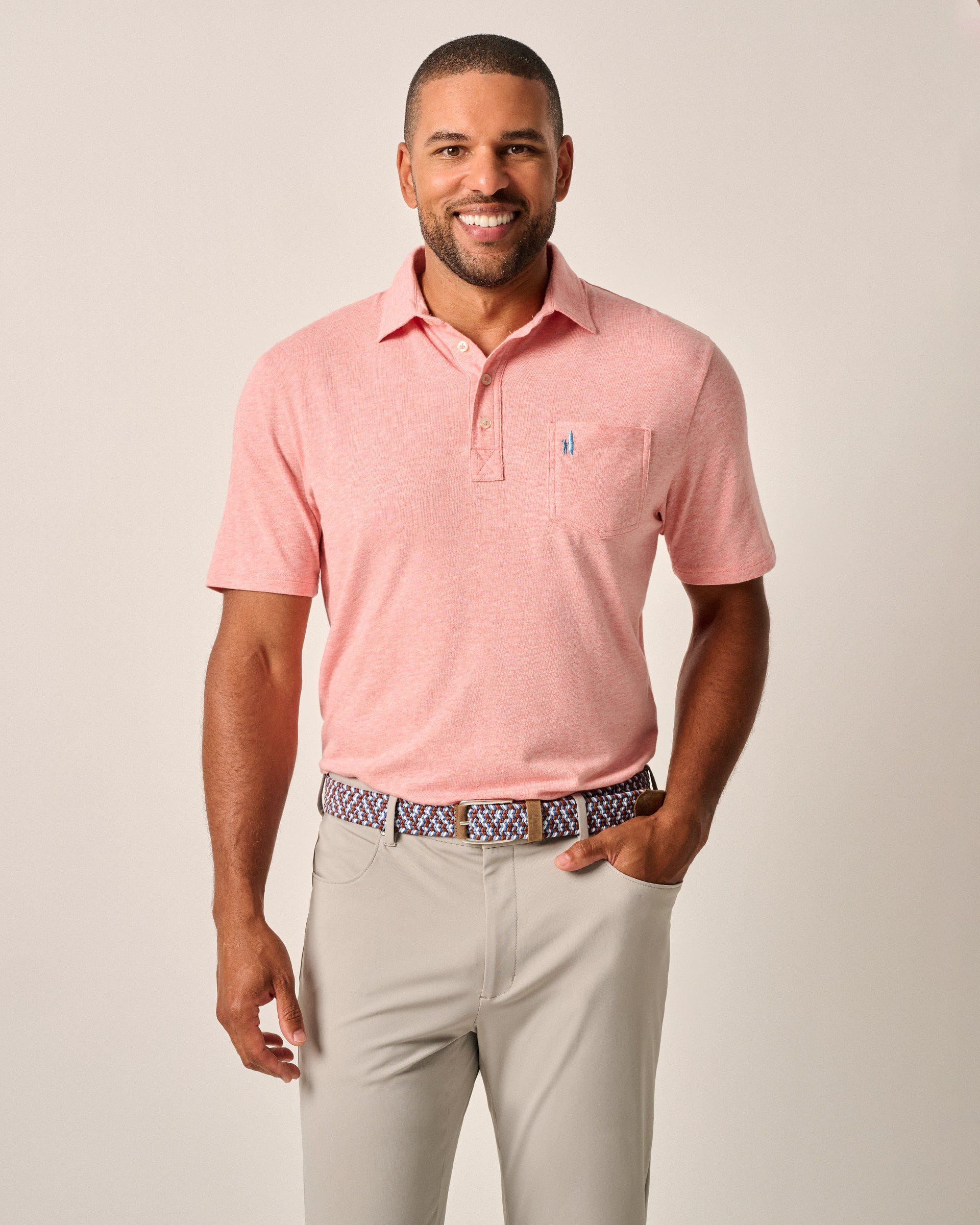Johnnie-O Original 4-Button Polo - Heathered 2.0