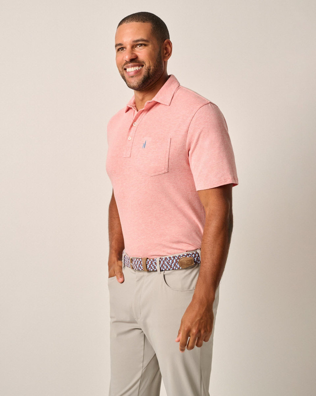 Johnnie-O Original 4-Button Polo - Heathered 2.0