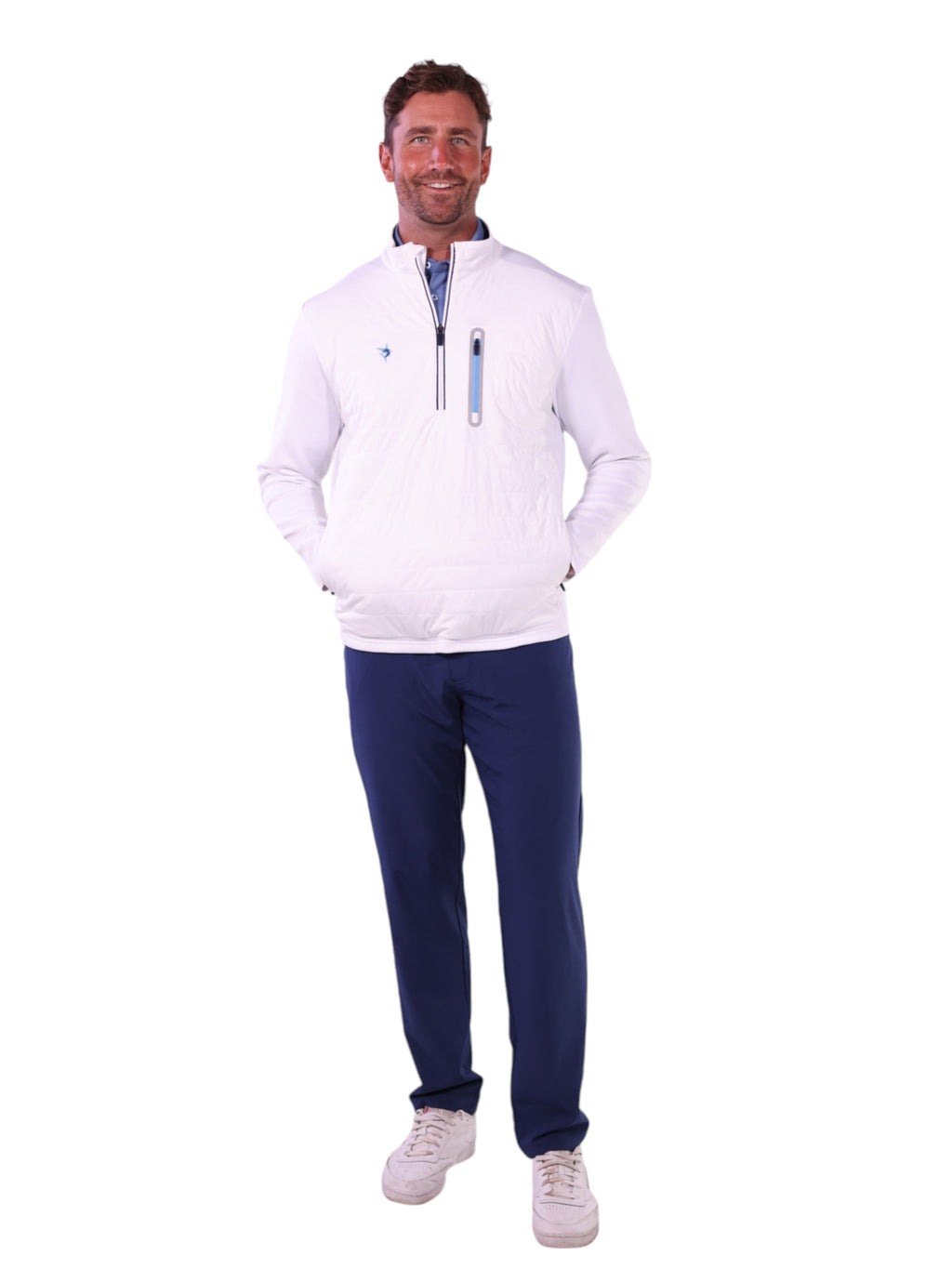 White Water Hampton Pullover, White