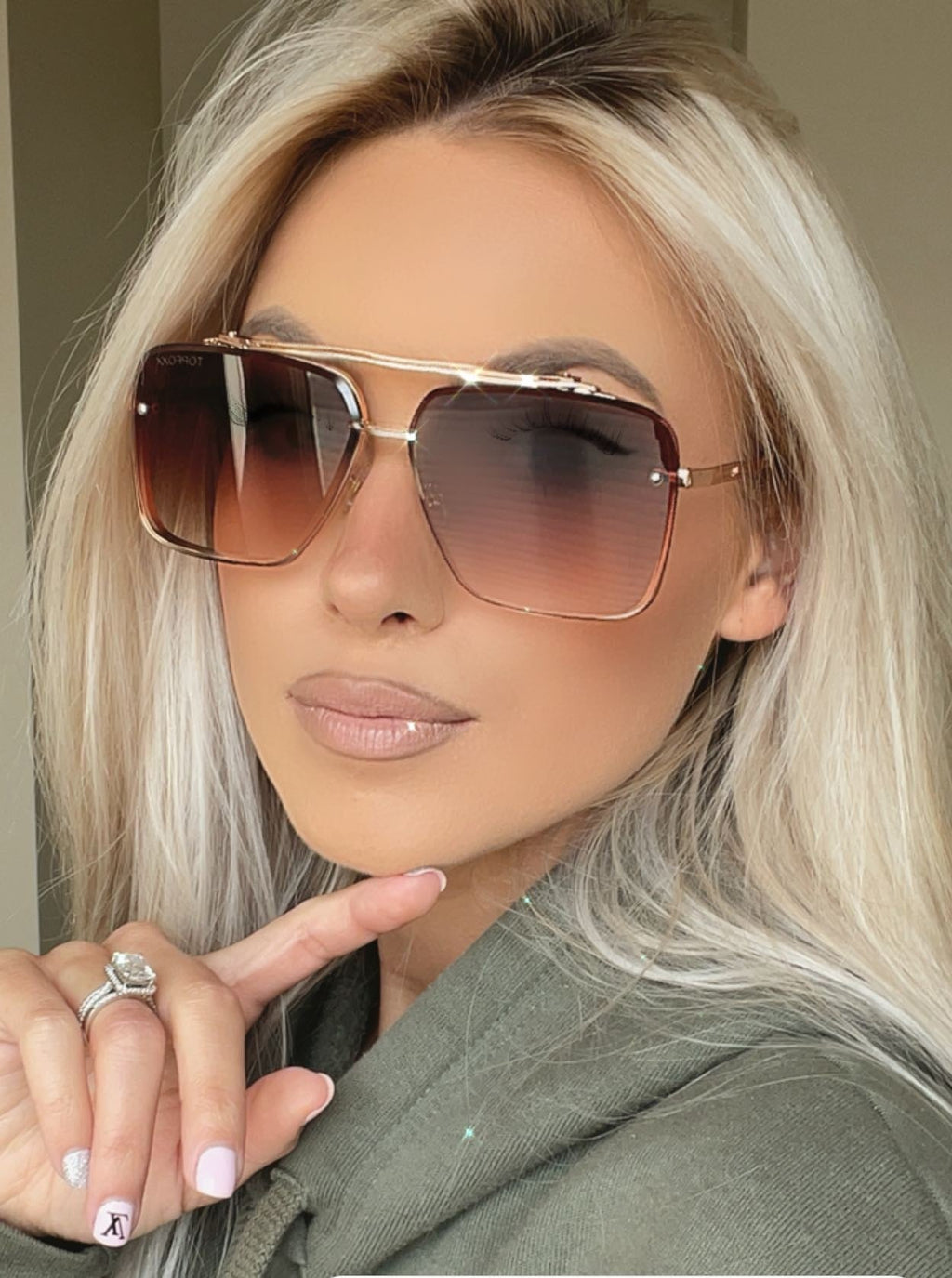 Bella Coffee - Tangle Free Sunglasses