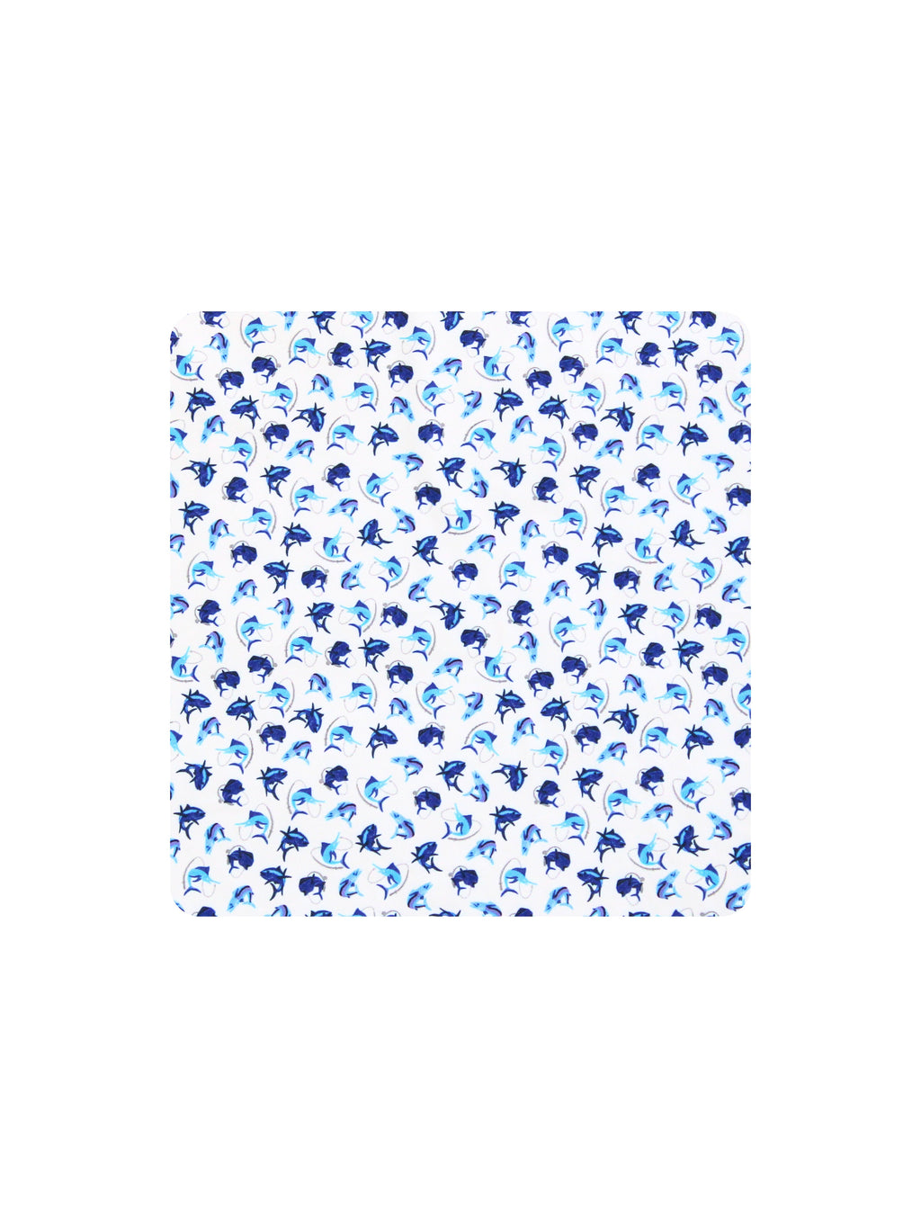 White Water Hooked Up Polo, White Navy Light Blue