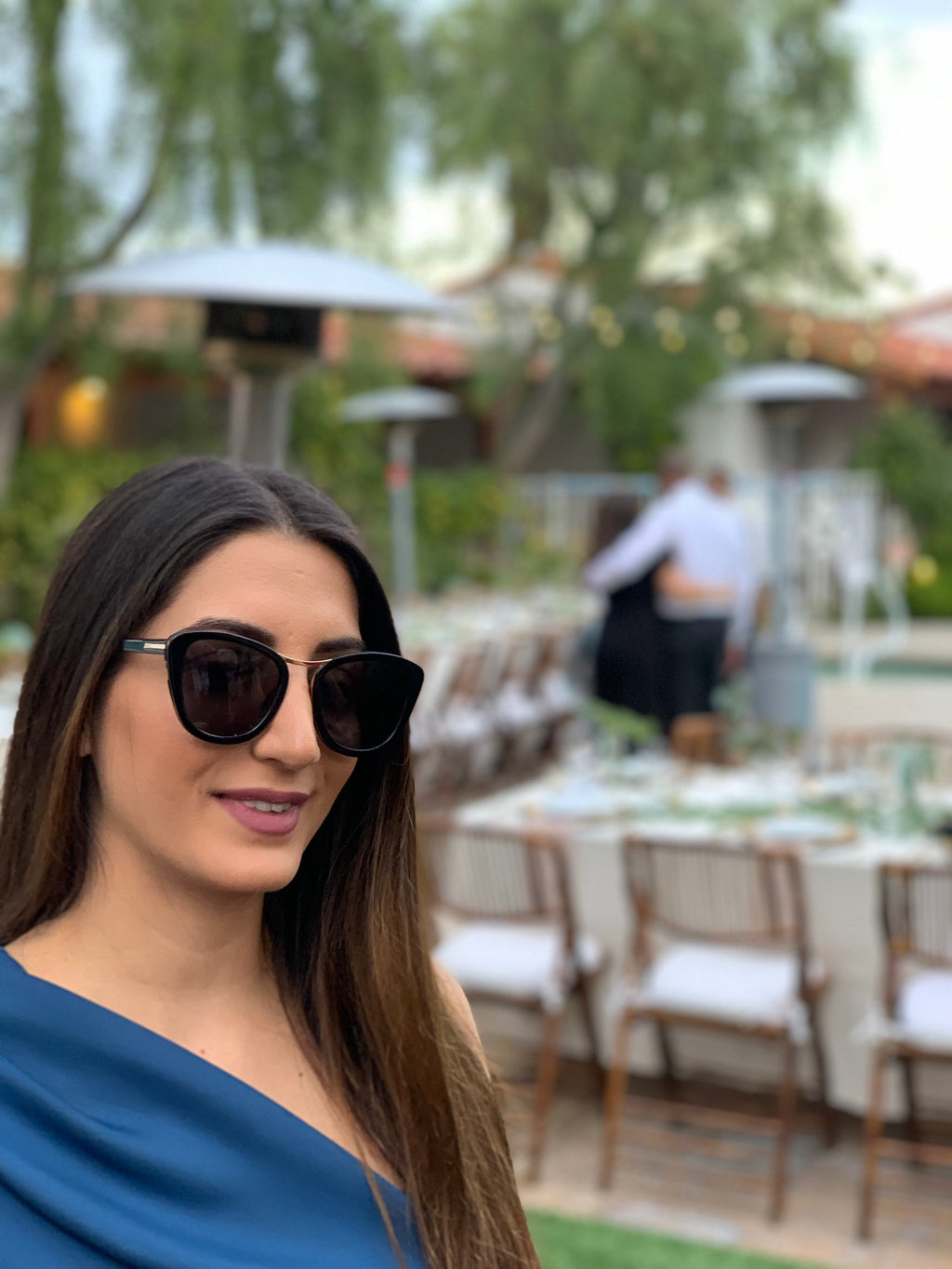 Bisous Sunglasses The Hannah Piano Black Gold