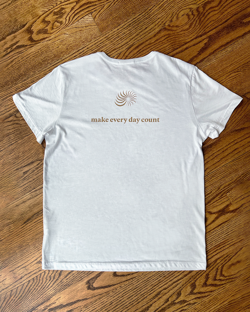 Line In The Sand Unisex Make Every Day Count Tee