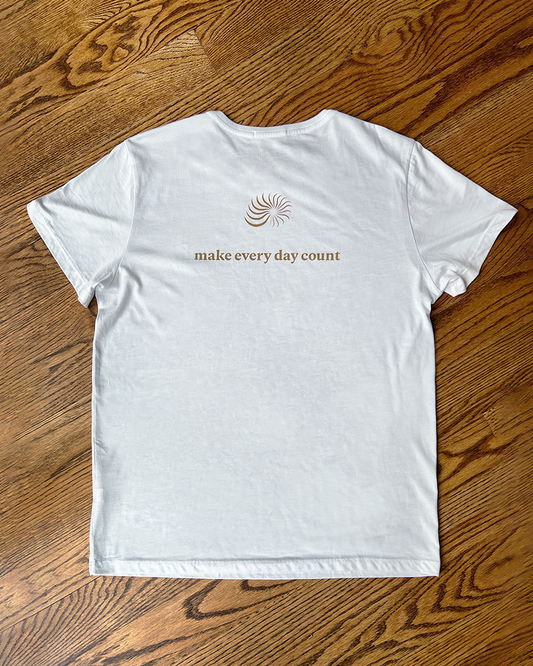 Line In The Sand Unisex Make Every Day Count Tee