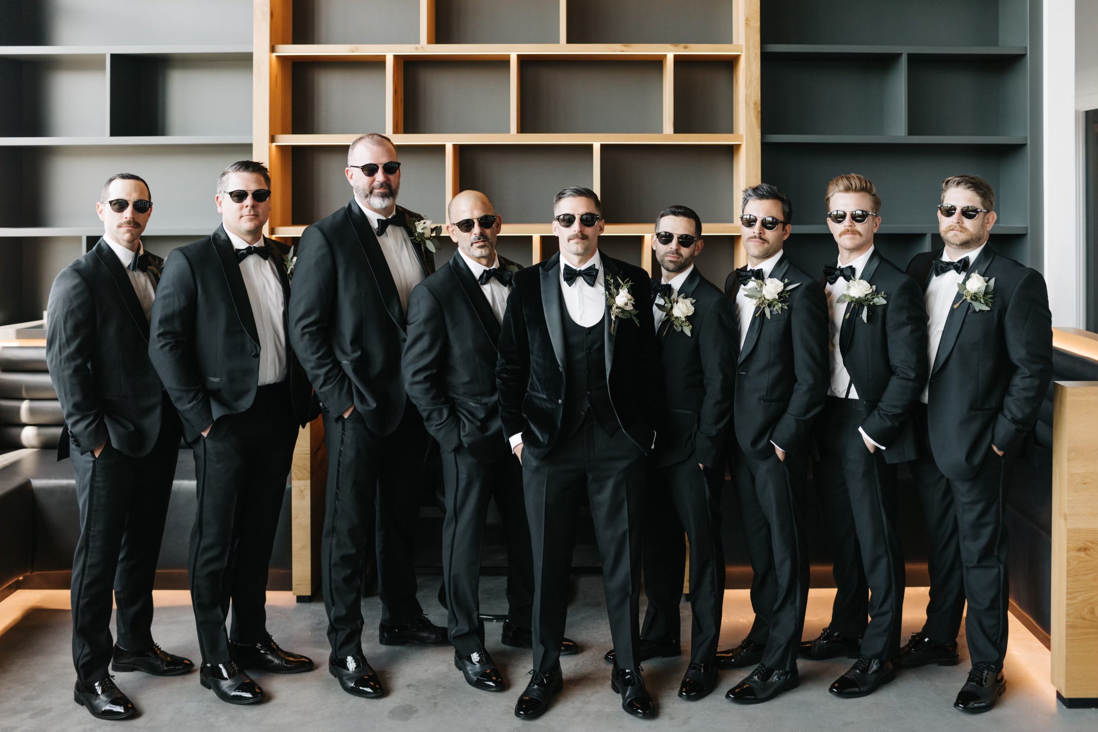 Bisous Sunglasses Martini Piano Black Silver