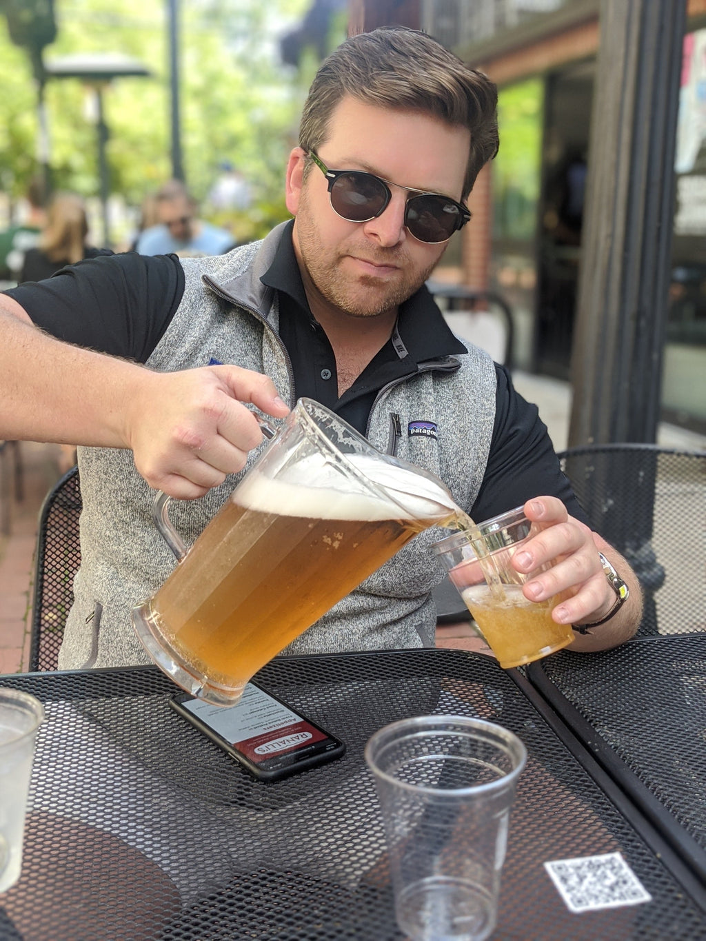 Bisous Sunglasses The Classic Blue Tortoise Rose Gold