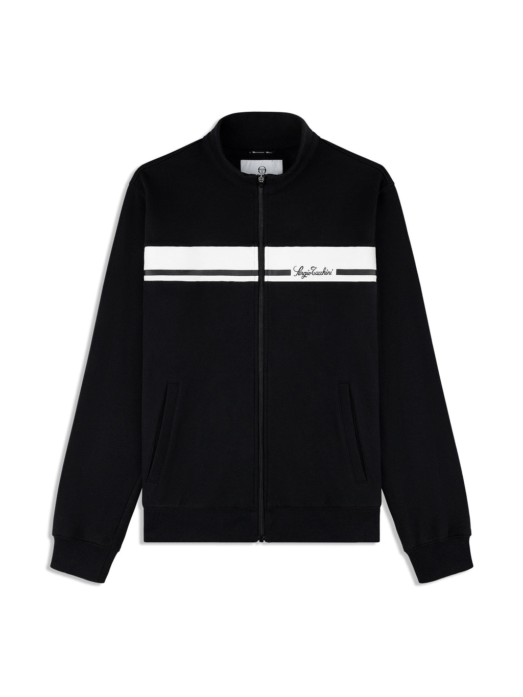 Cursivo Track Jacket- Black Beauty