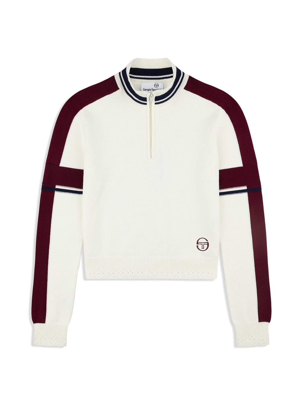 Nota Knit Quarter Zip- Gardenia