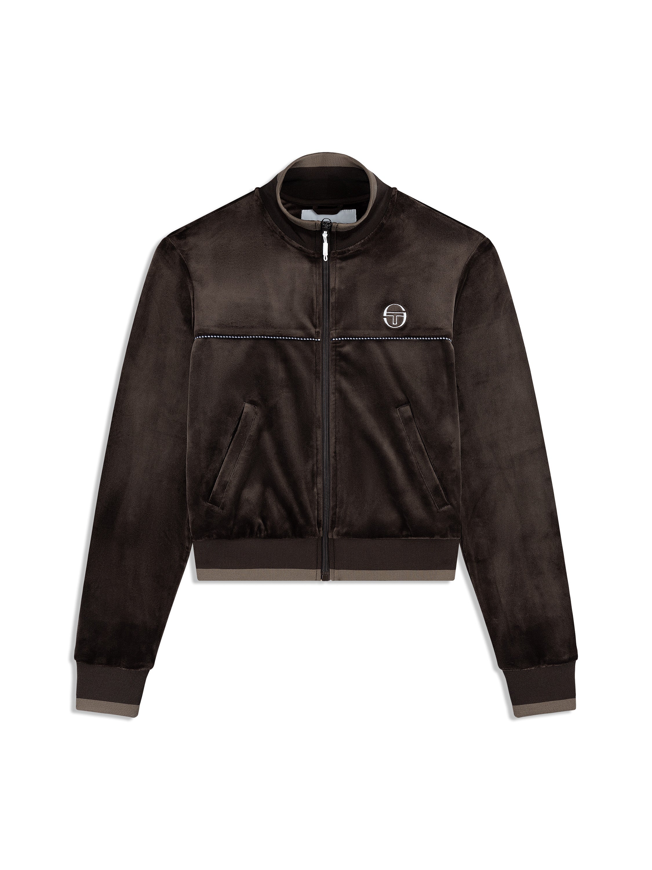 Leta Velour Jacket- Mulch