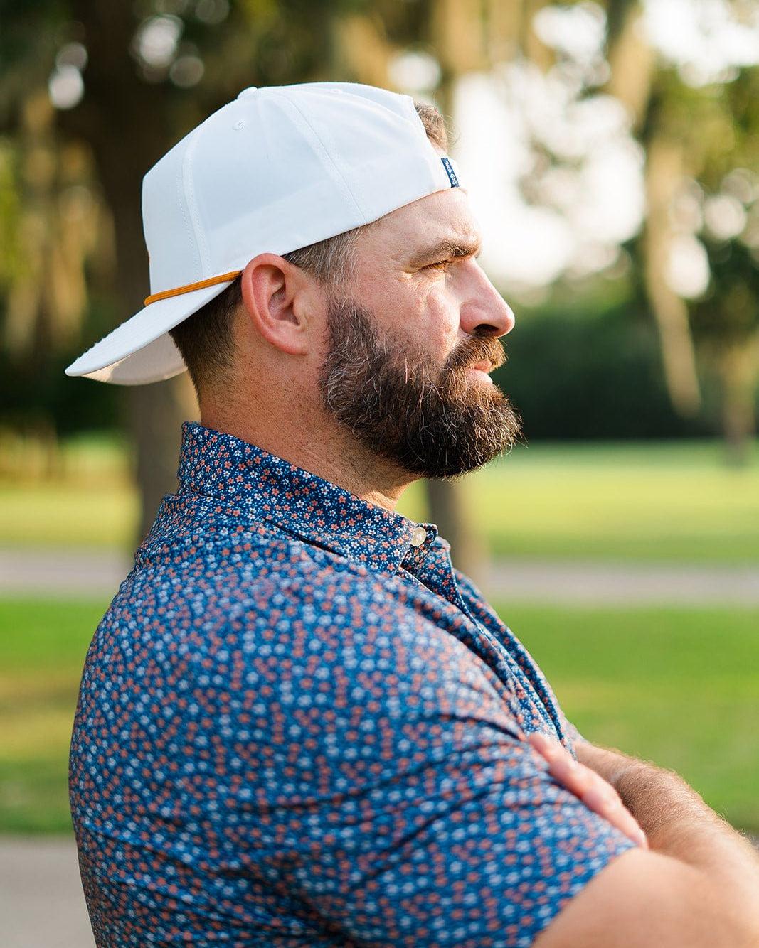 Texas Bluebonnet Burnt Orange Rope Hat