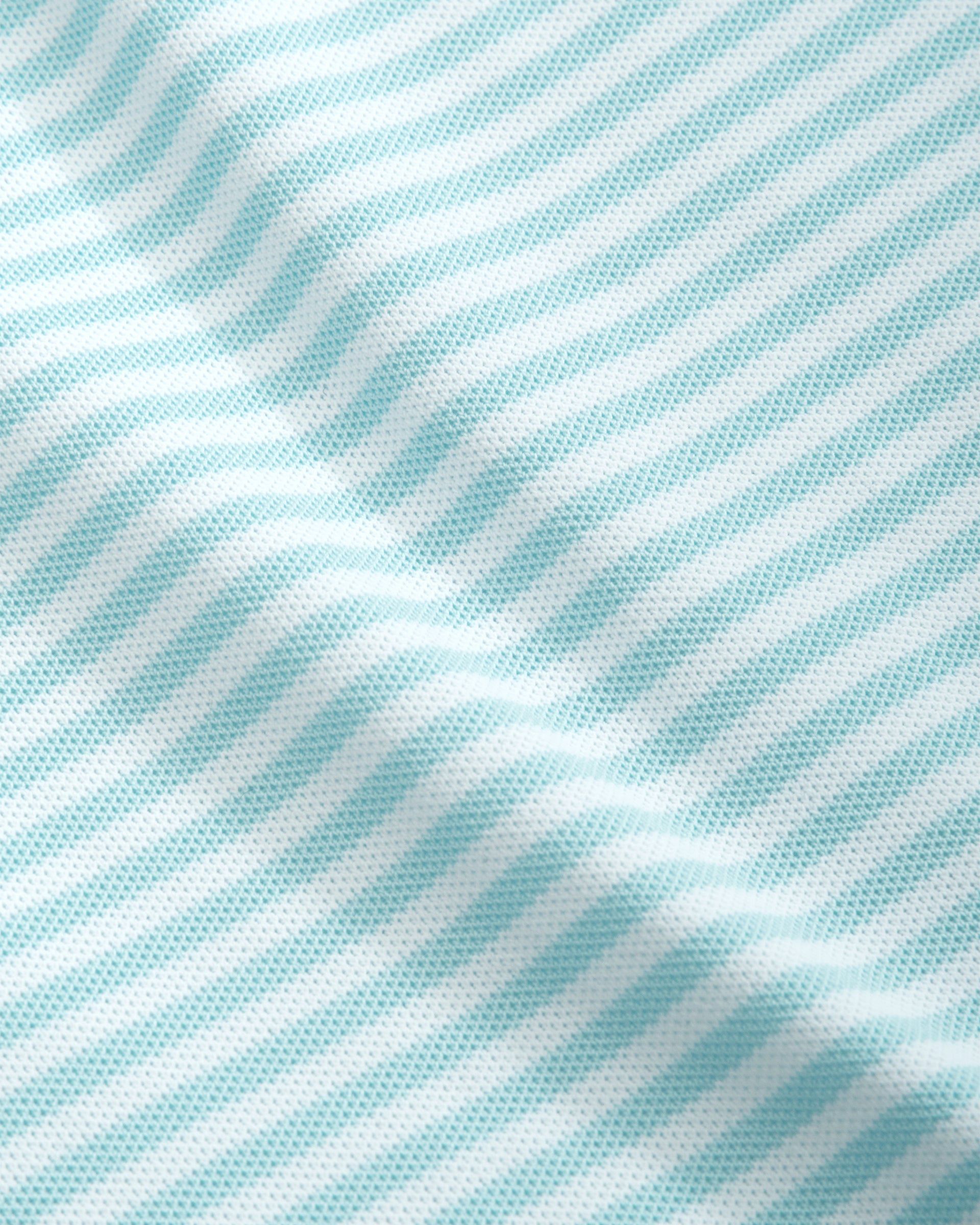 Johnnie-O Performance Mesh Jr. Polo - Hunter Stripe