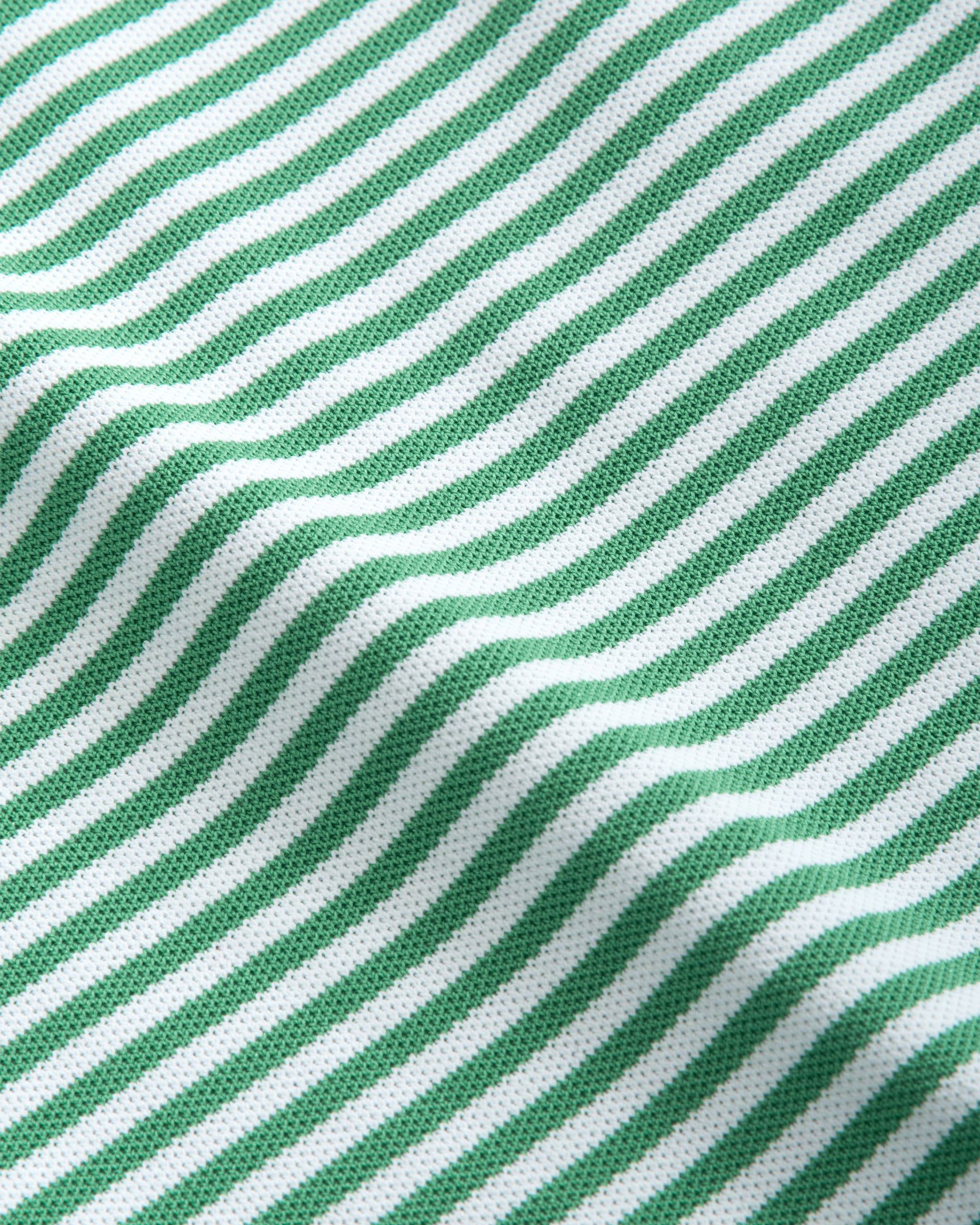 Johnnie-O Performance Mesh Jr. Polo - Hunter Stripe