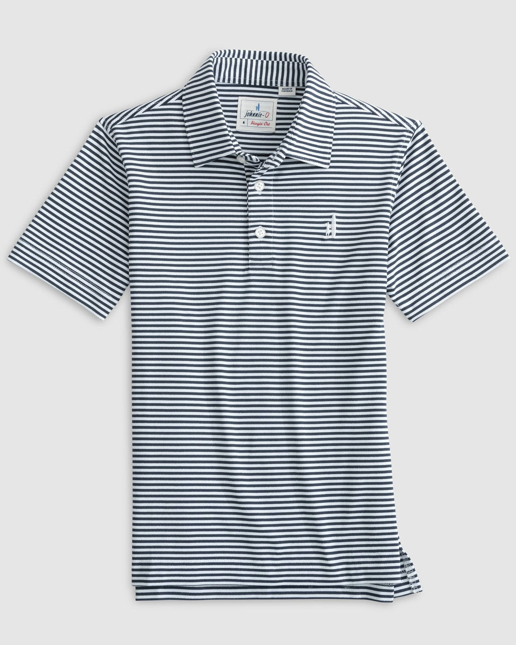 Johnnie-O Performance Mesh Jr. Polo - Hunter Stripe