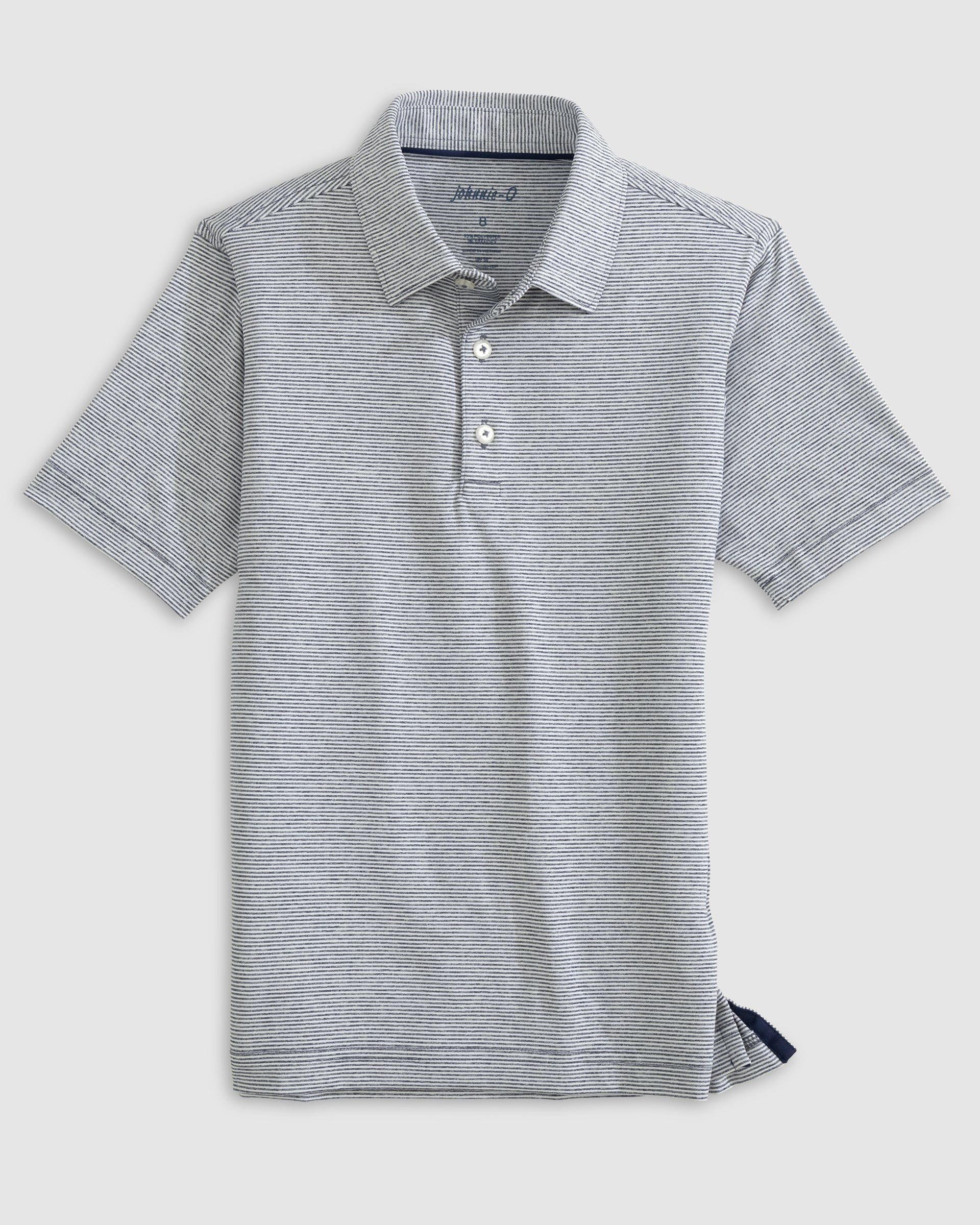 Johnnie-O Performance Jersey Jr. Polo - Lyndonn Stripe