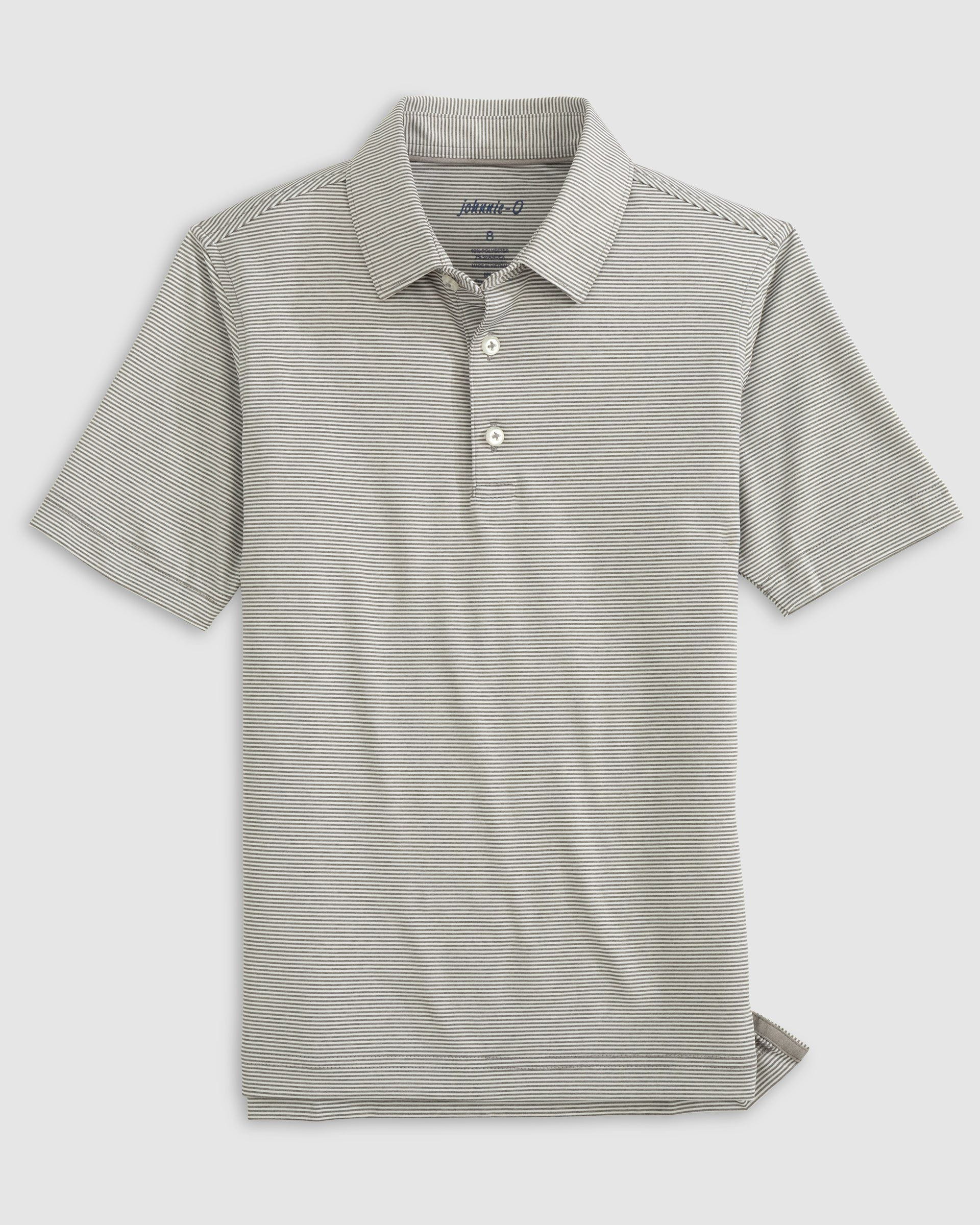 Johnnie-O Performance Jersey Jr. Polo - Lyndonn Stripe