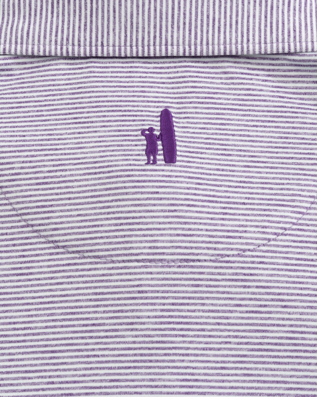 Johnnie-O Performance Jersey Jr. Polo - Lyndonn Stripe, Purple