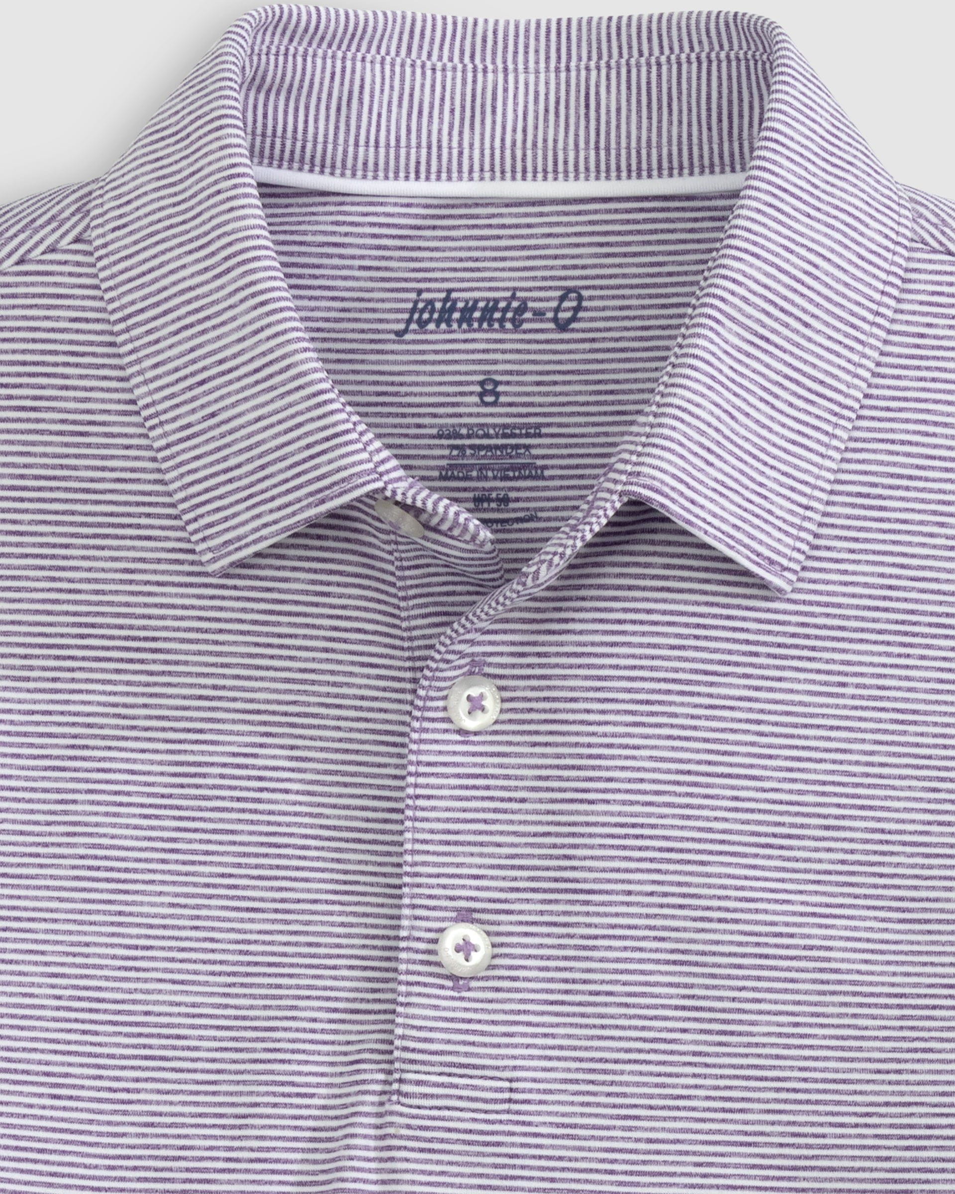 Johnnie-O Performance Jersey Jr. Polo - Lyndonn Stripe