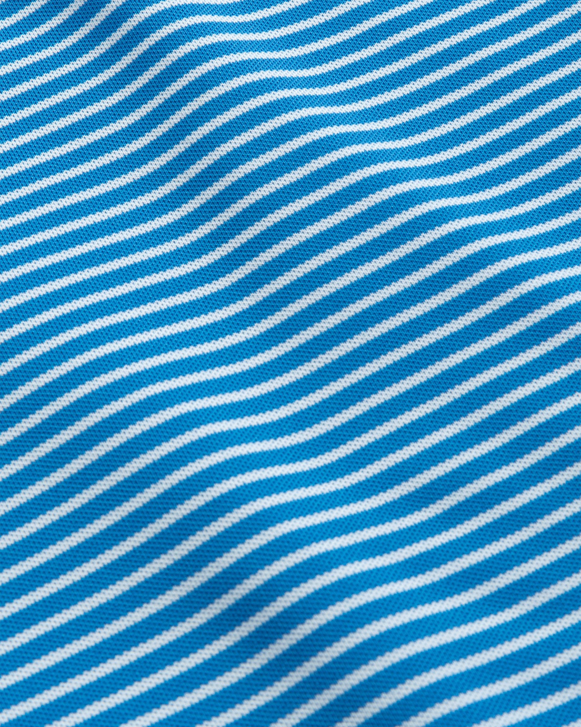 Johnnie-O Performance Mesh Jr. Polo - Hunter Stripe