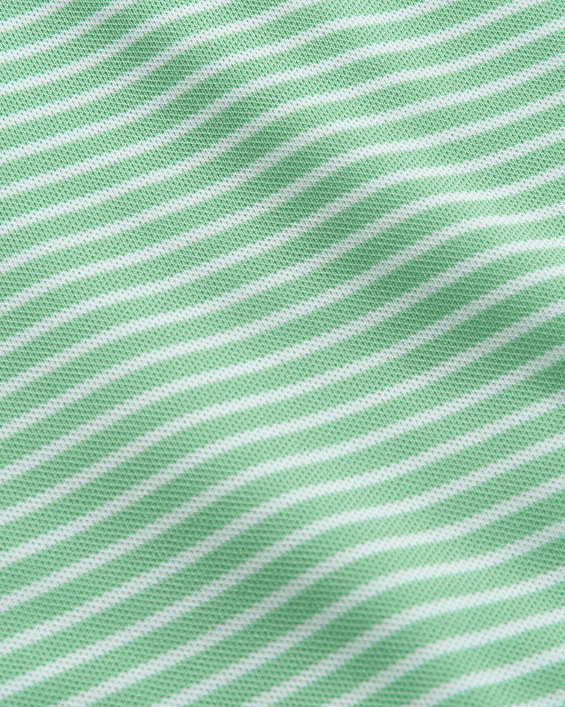 Johnnie-O Performance Mesh Jr. Polo - Hunter Stripe