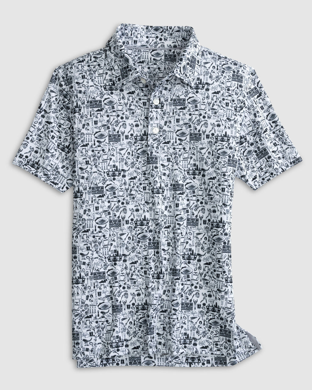 Johnnie-O Performance Jersey Jr. Polo - Tailgater 2.0 Print