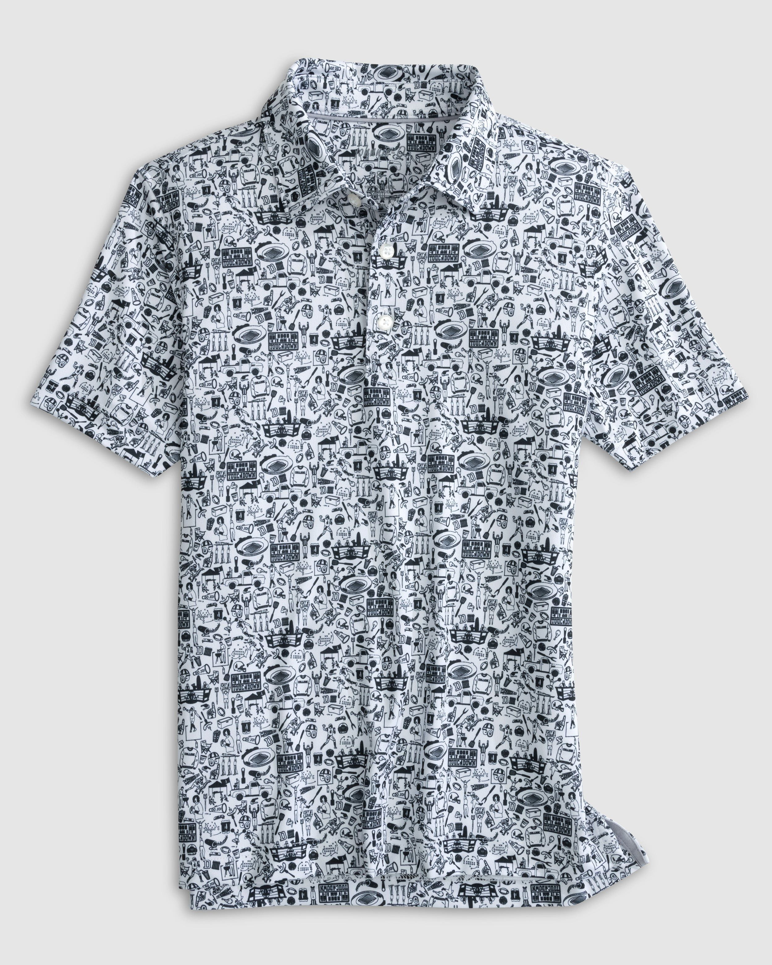 Johnnie-O Performance Jersey Jr. Polo - Tailgater 2.0 Print