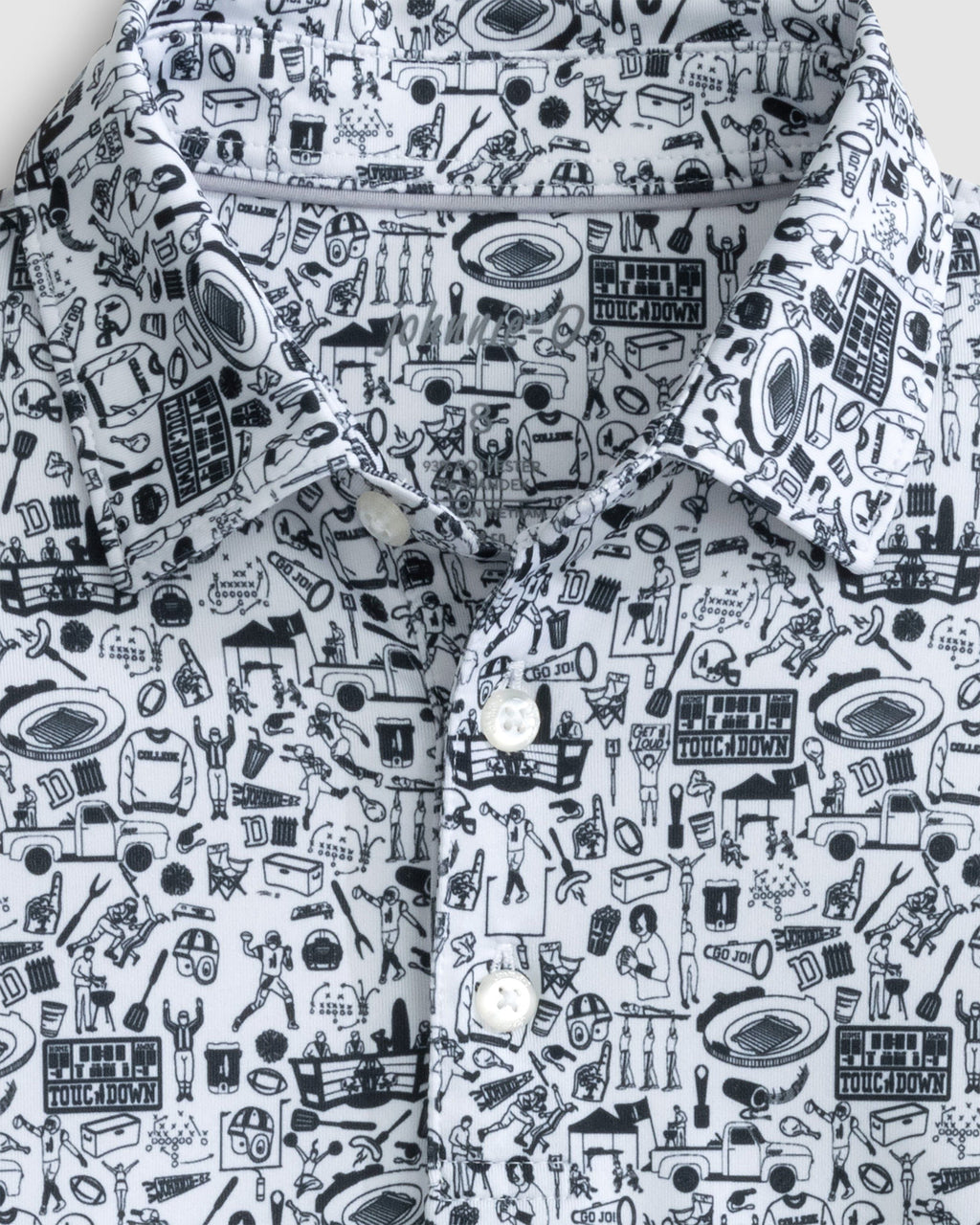 Johnnie-O Performance Jersey Jr. Polo - Tailgater 2.0 Print