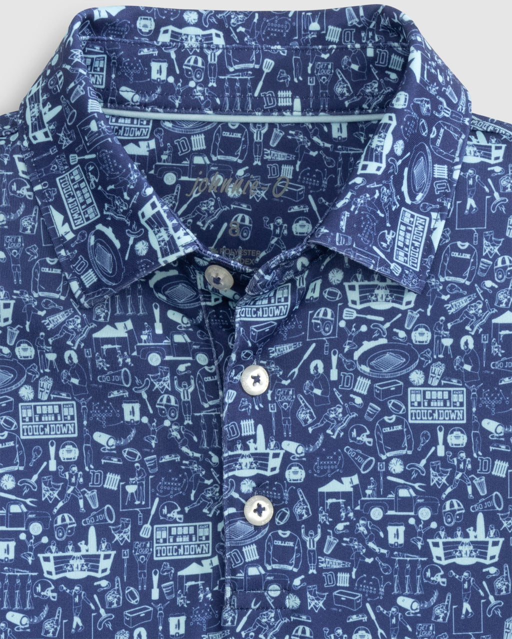 Johnnie-O Performance Jersey Jr. Polo - Tailgater 2.0 Print