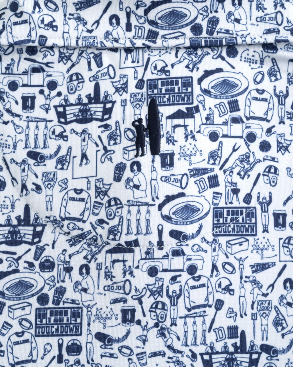 Johnnie-O Performance Jersey Jr. Polo - Tailgater 2.0 Print