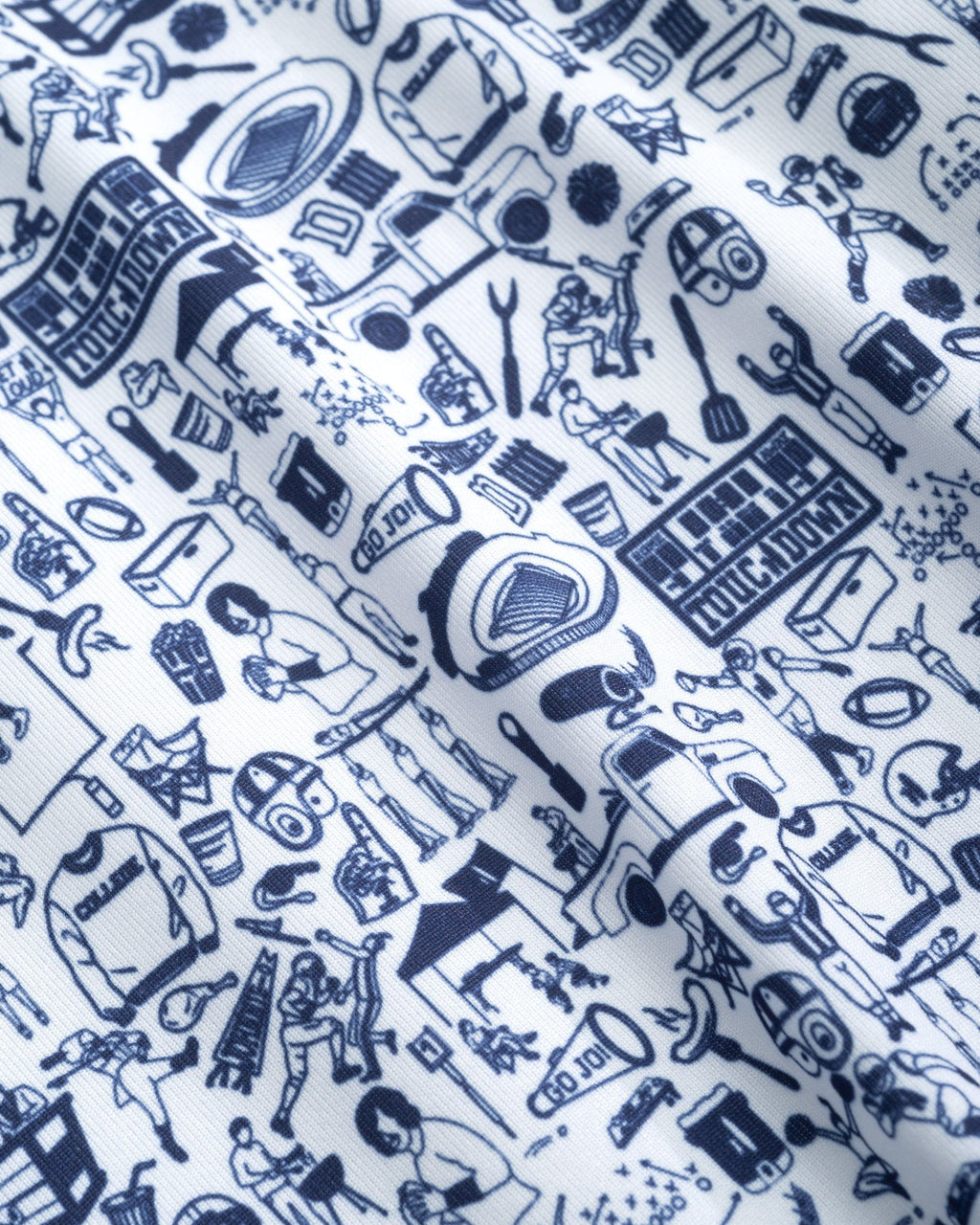 Johnnie-O Performance Jersey Jr. Polo - Tailgater 2.0 Print